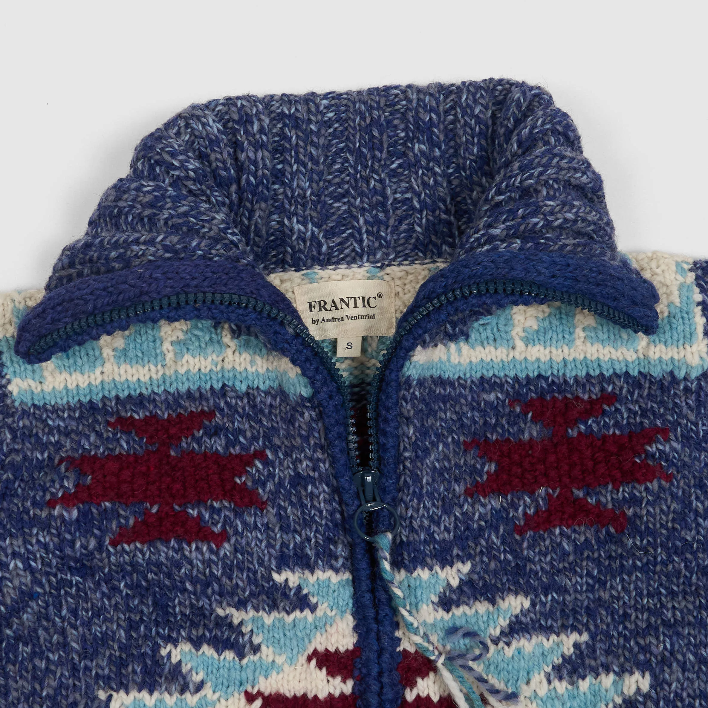 Frantic Hand Knitwear Full Zip Cardigan sold by DeeCee style product image thumbnail 4