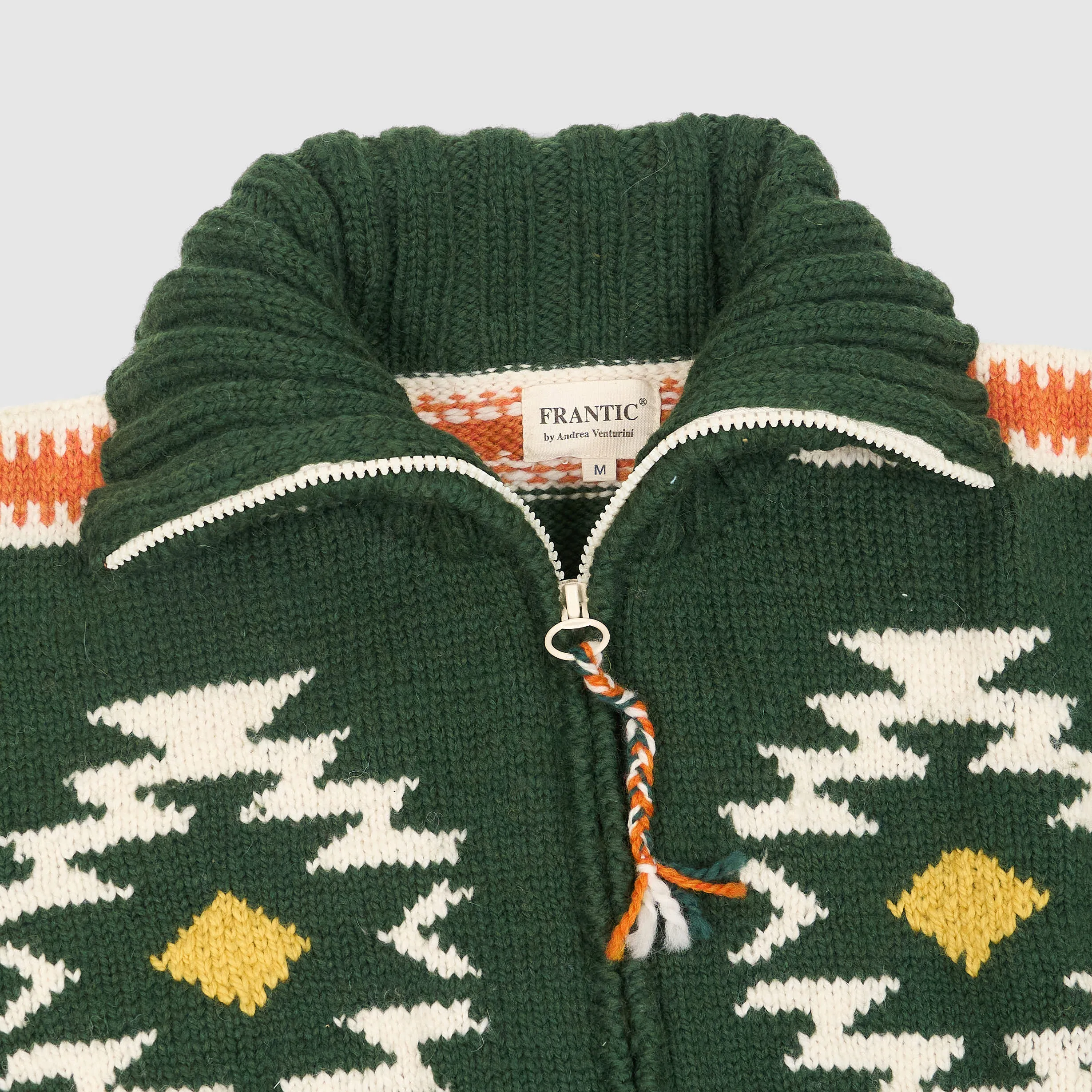 Frantic Hand Knitted Full Zip Cardigan sold by DeeCee style product image thumbnail 4