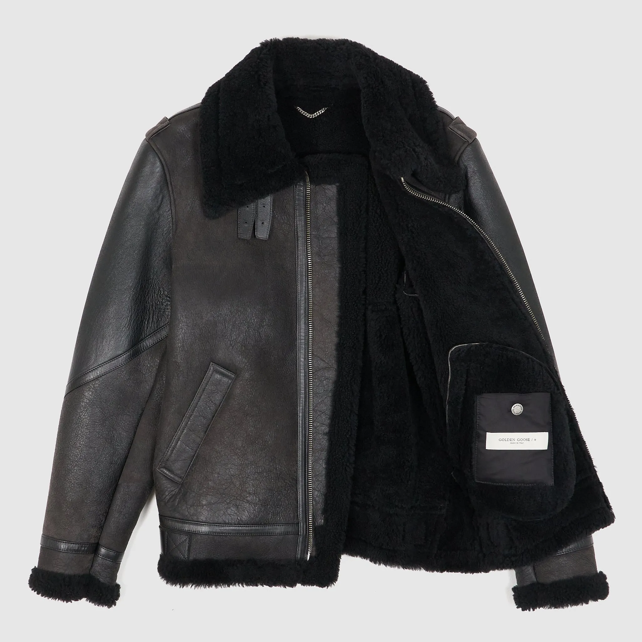 Golden Goose Journey Shearling Leather Jacket sold by DeeCee style product image thumbnail 2