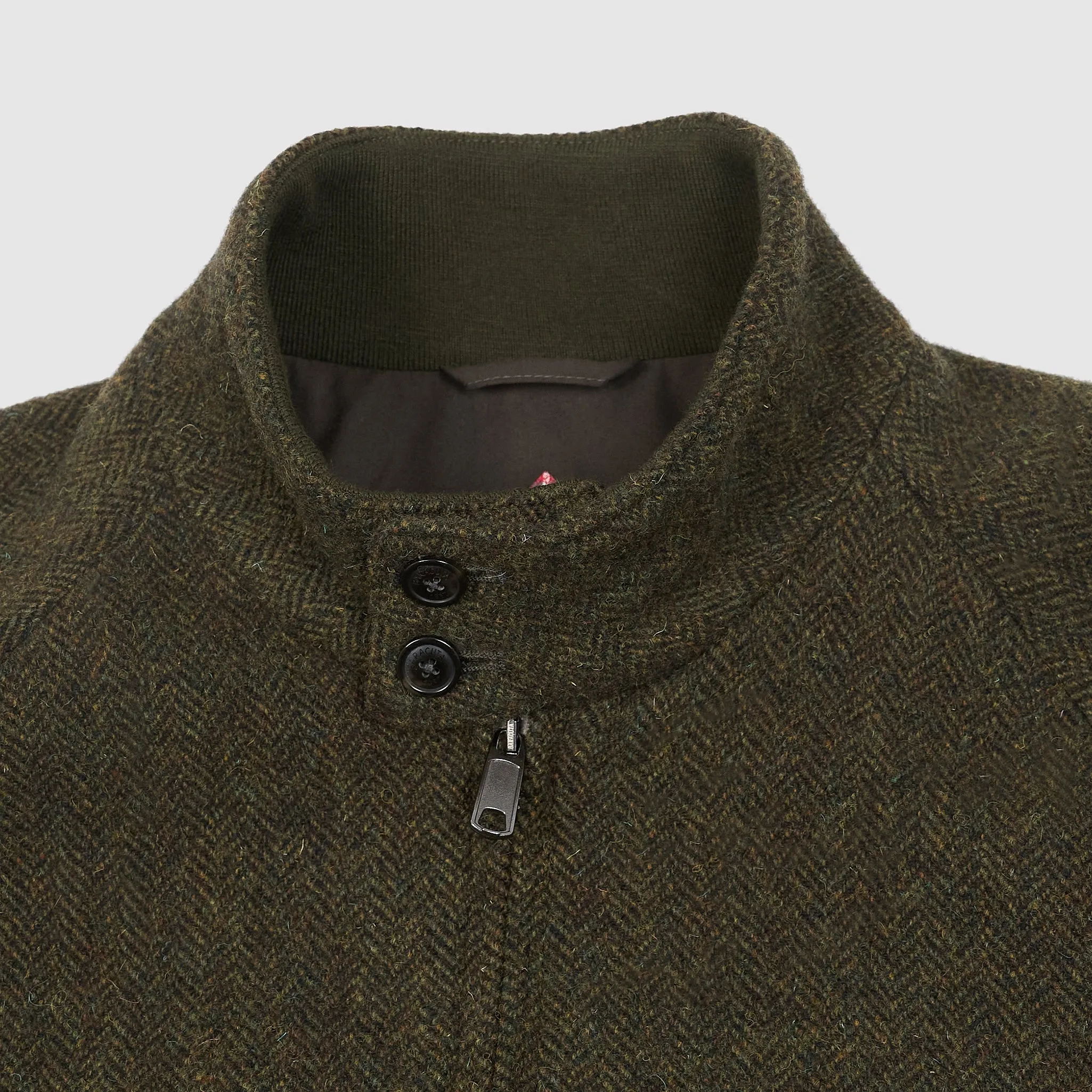Baracuta G9 Tweed- Blend Wool Herringbone Two-Way Pocket Jacket sold by DeeCee style product image thumbnail 5