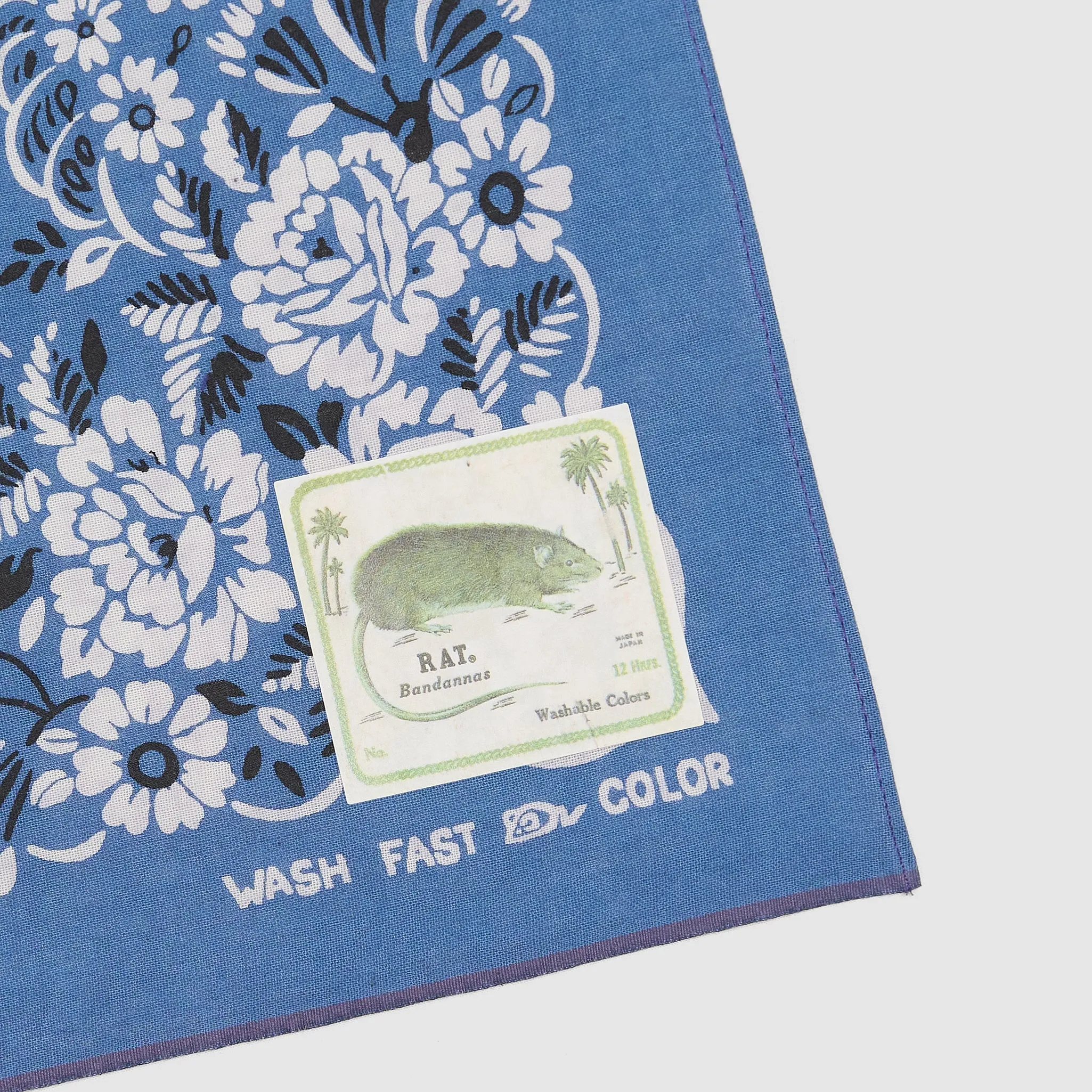 Kapital Fast Color Flower Printed Cotton Bandana sold by DeeCee style product image thumbnail 4