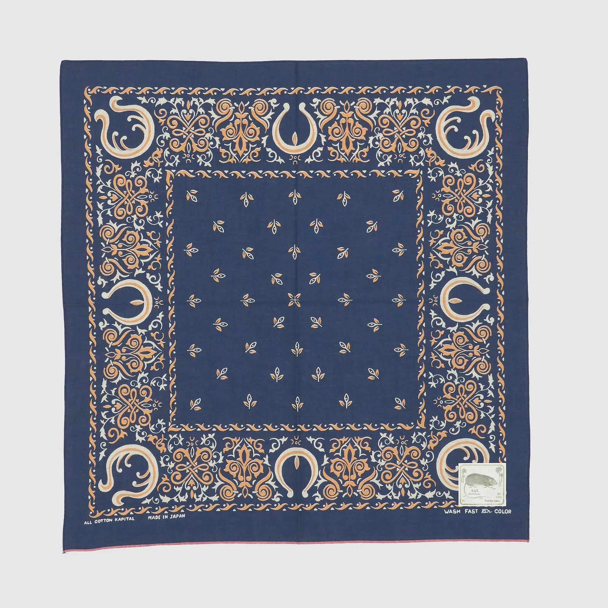 Kapital Fastcolor Ornament Cotton Bandana sold by DeeCee style product image thumbnail 4