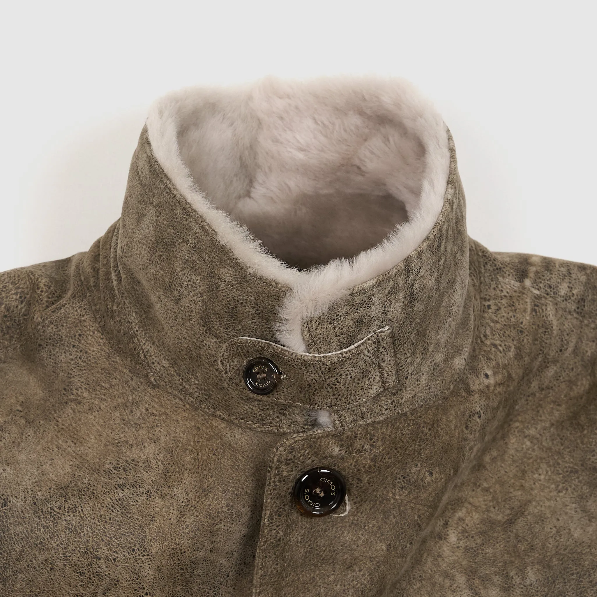 Gimos Soft Shearling Leather Coat sold by DeeCee style product image thumbnail 4