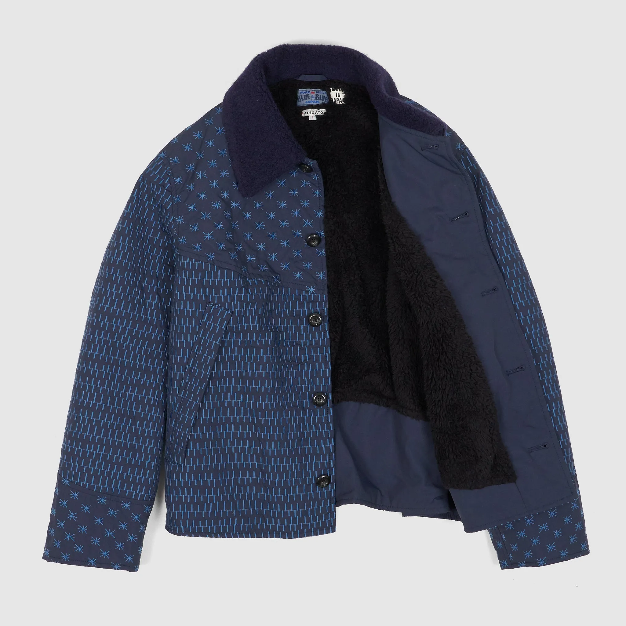 Blue Blue Japan Ladies Boa Lining Jacket With Embroideries sold by DeeCee style product image thumbnail 2