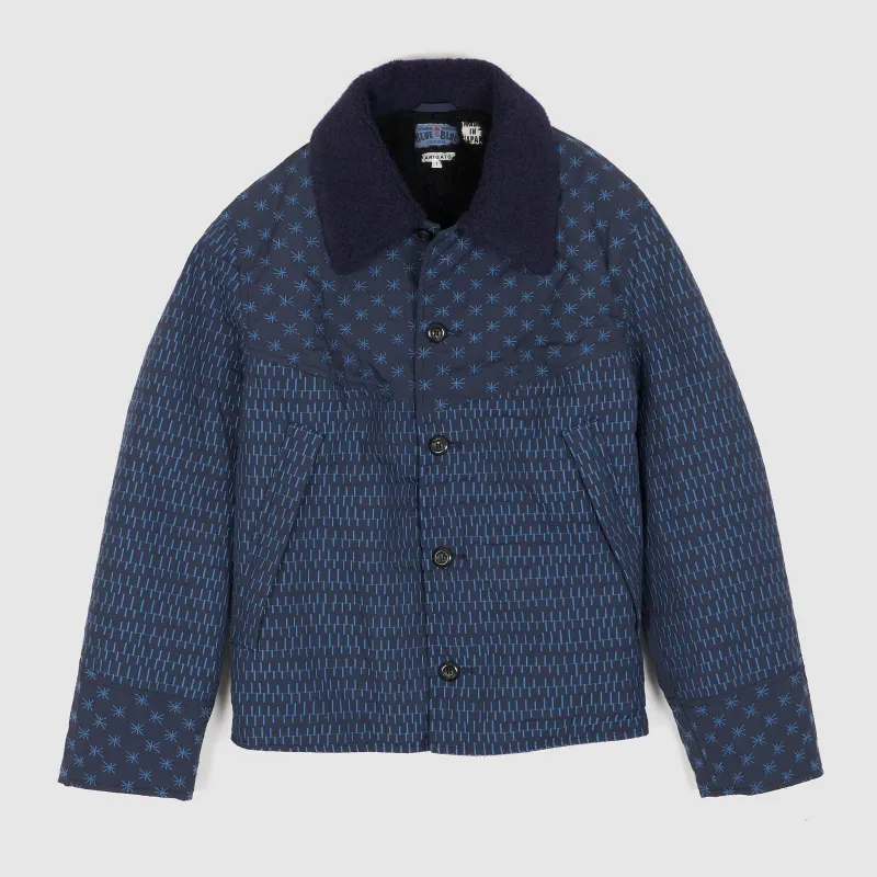 Blue Blue Japan Ladies Boa Lining Jacket With Embroideries sold by DeeCee style