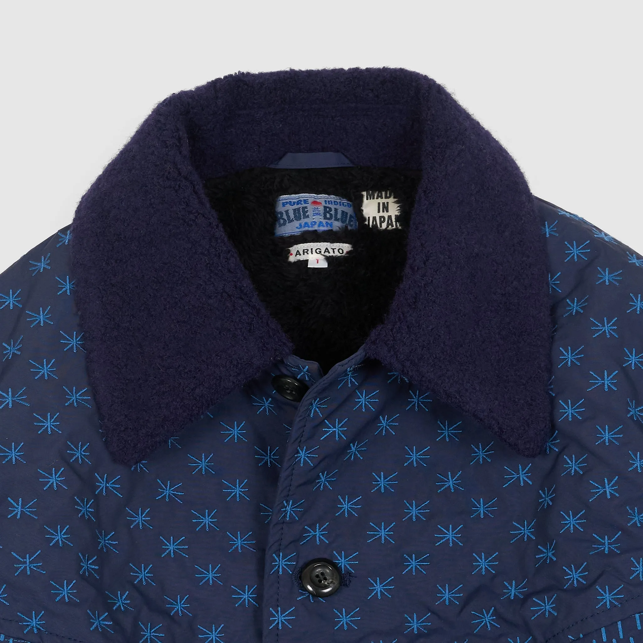 Blue Blue Japan Ladies Boa Lining Jacket With Embroideries sold by DeeCee style product image thumbnail 3