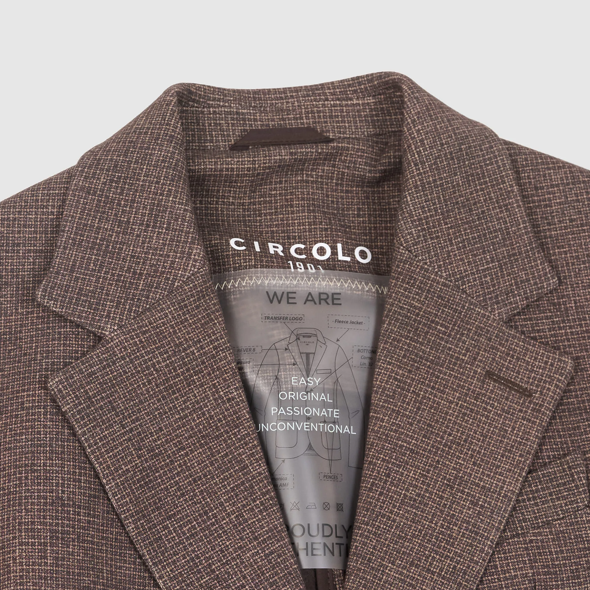 Circolo 1901 Man Cotton Tweed BlendClassic Blazer sold by DeeCee style product image thumbnail 4