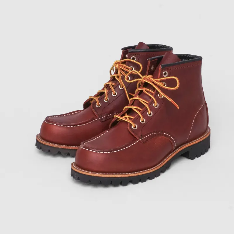 Red Wing Heritage Shoes Roughneck Moc-Toe with Vibram Sole, 8146 sold by DeeCee style