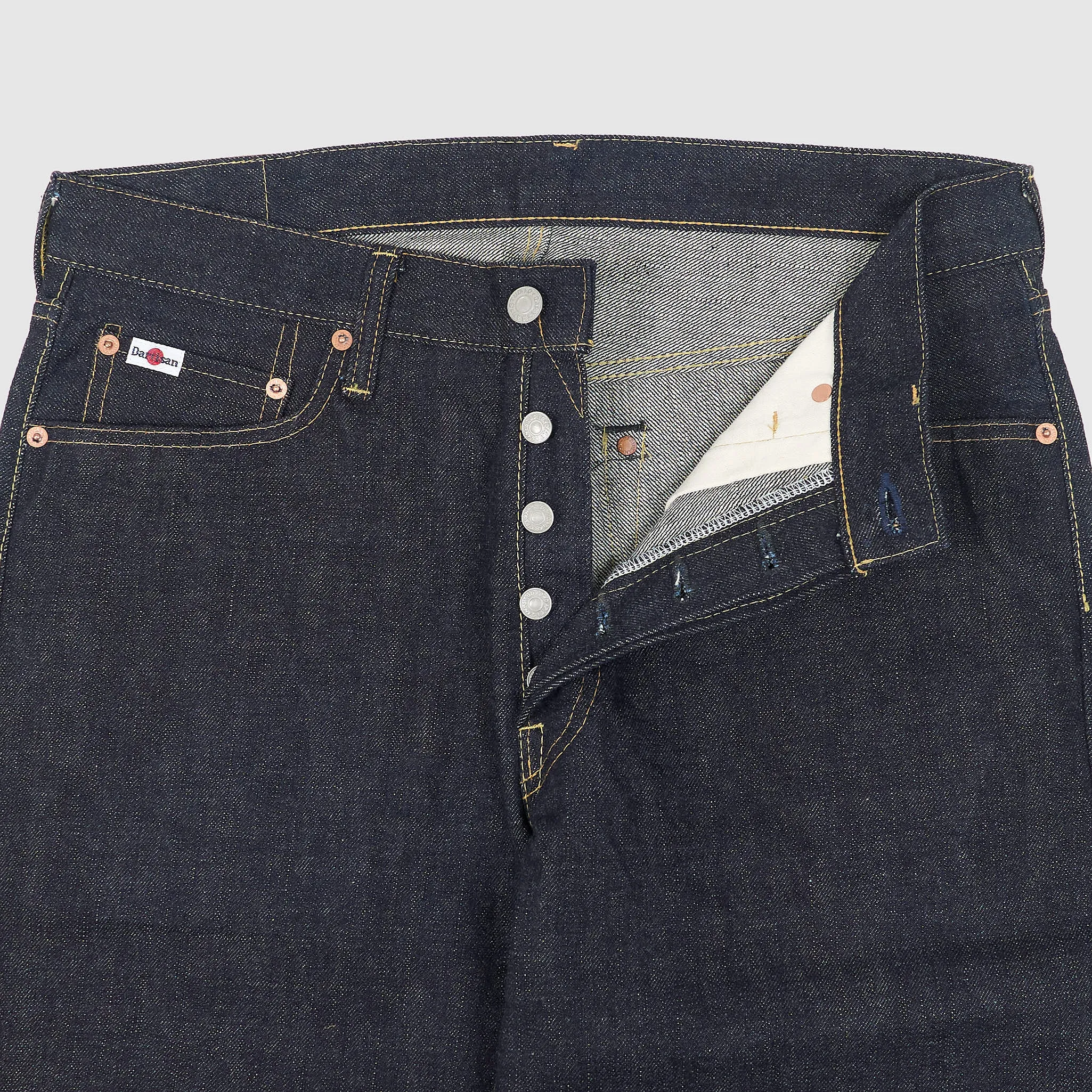 Studio D'Artisan Golden Pig 5 Pocket Raw Denim Jeans 30's Anniversary sold by DeeCee style product image thumbnail 4
