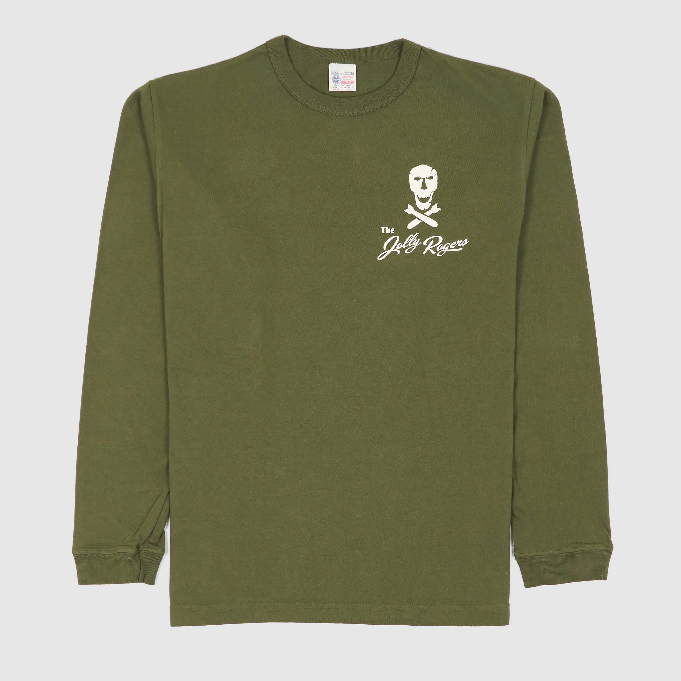 Buzz Rickson's Long Sleeve Crew-Neck T-Shirt sold by DeeCee style