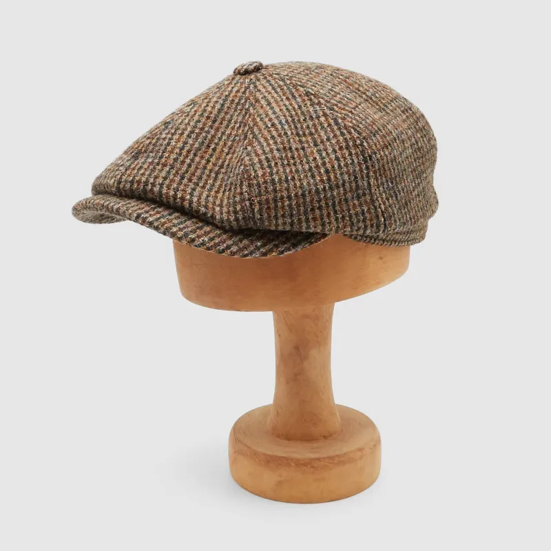 Stetson Hatteras Harris Tweed News-Boy Hat sold by DeeCee style