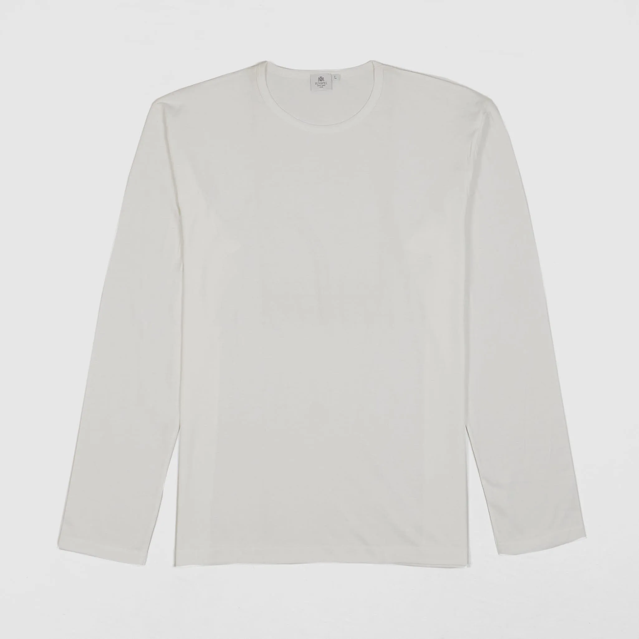 Sunspel Long Sleeve Crew Neck T-Shirt sold by DeeCee style