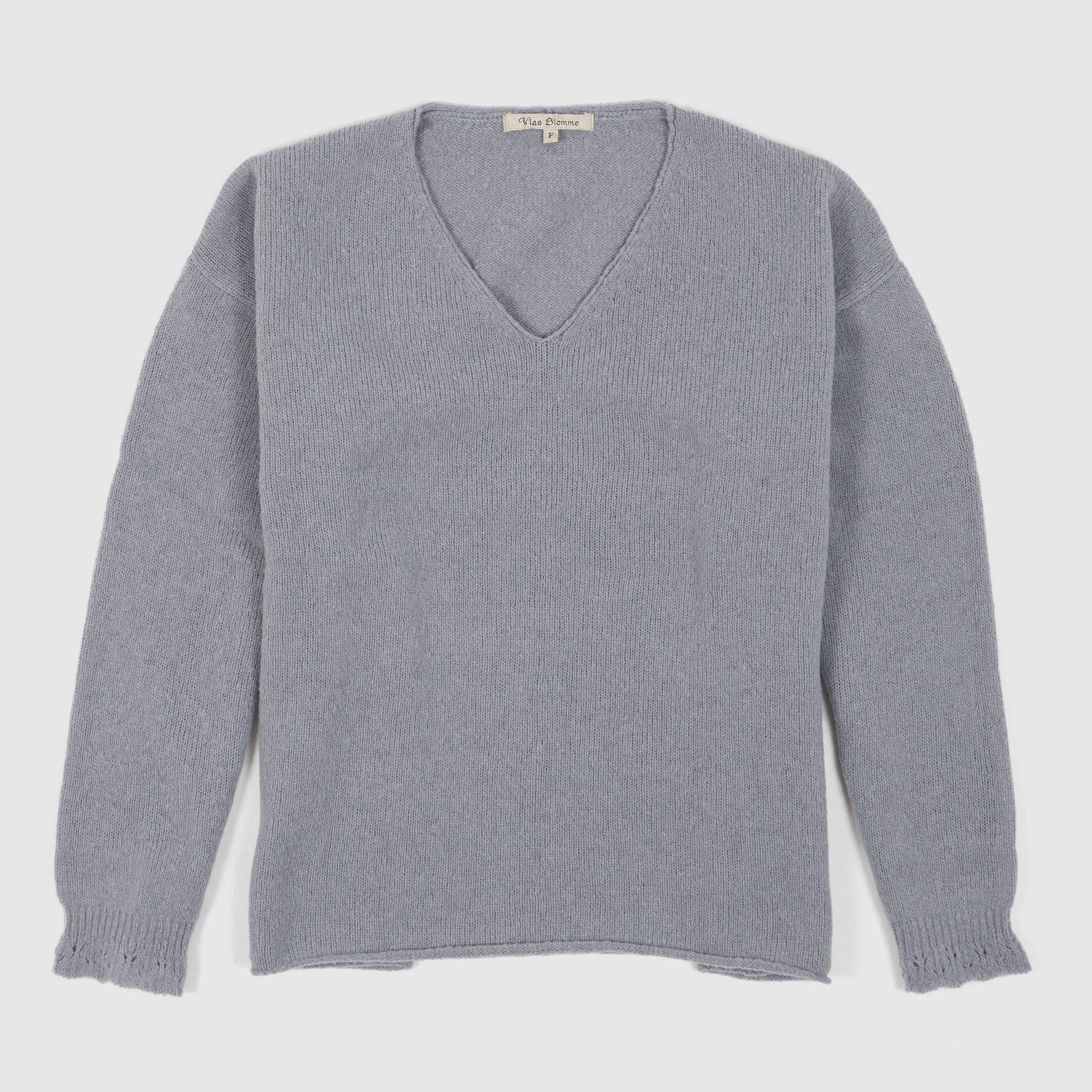 Vlas Blomme Ladies V-Neck Pullover sold by DeeCee style