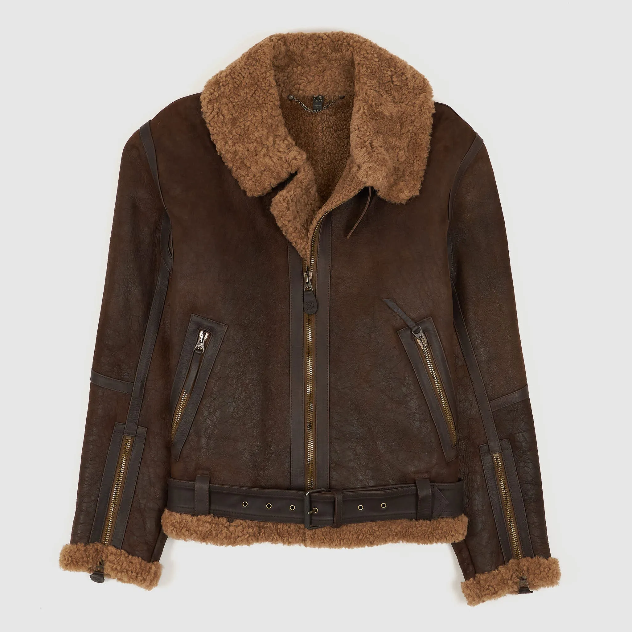Belstaff Shearling Aviator Jacket sold by DeeCee style