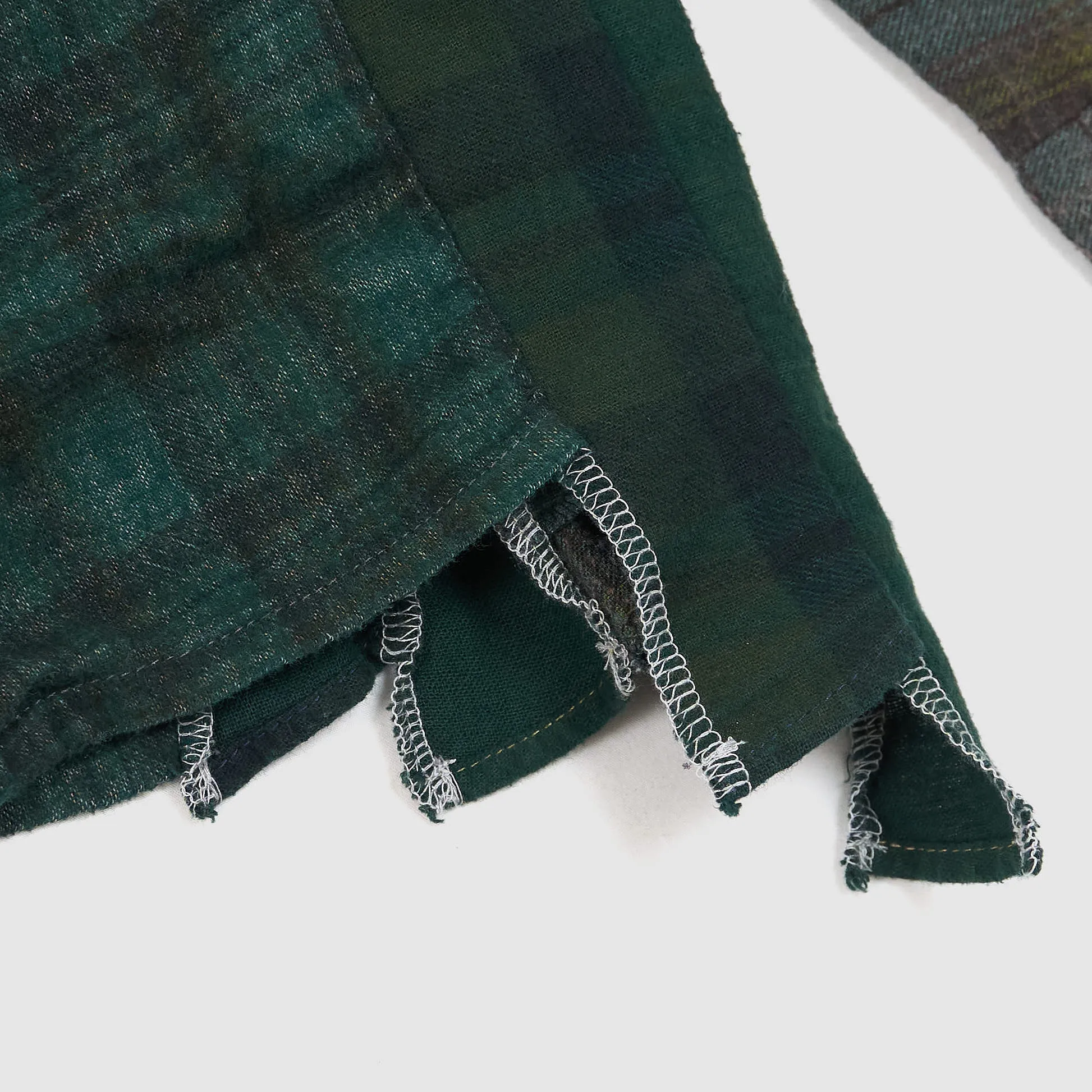 Needles Japan Rebuild 7-Cuts Plaid Flannel Shirt Unisex sold by DeeCee style product image thumbnail 5