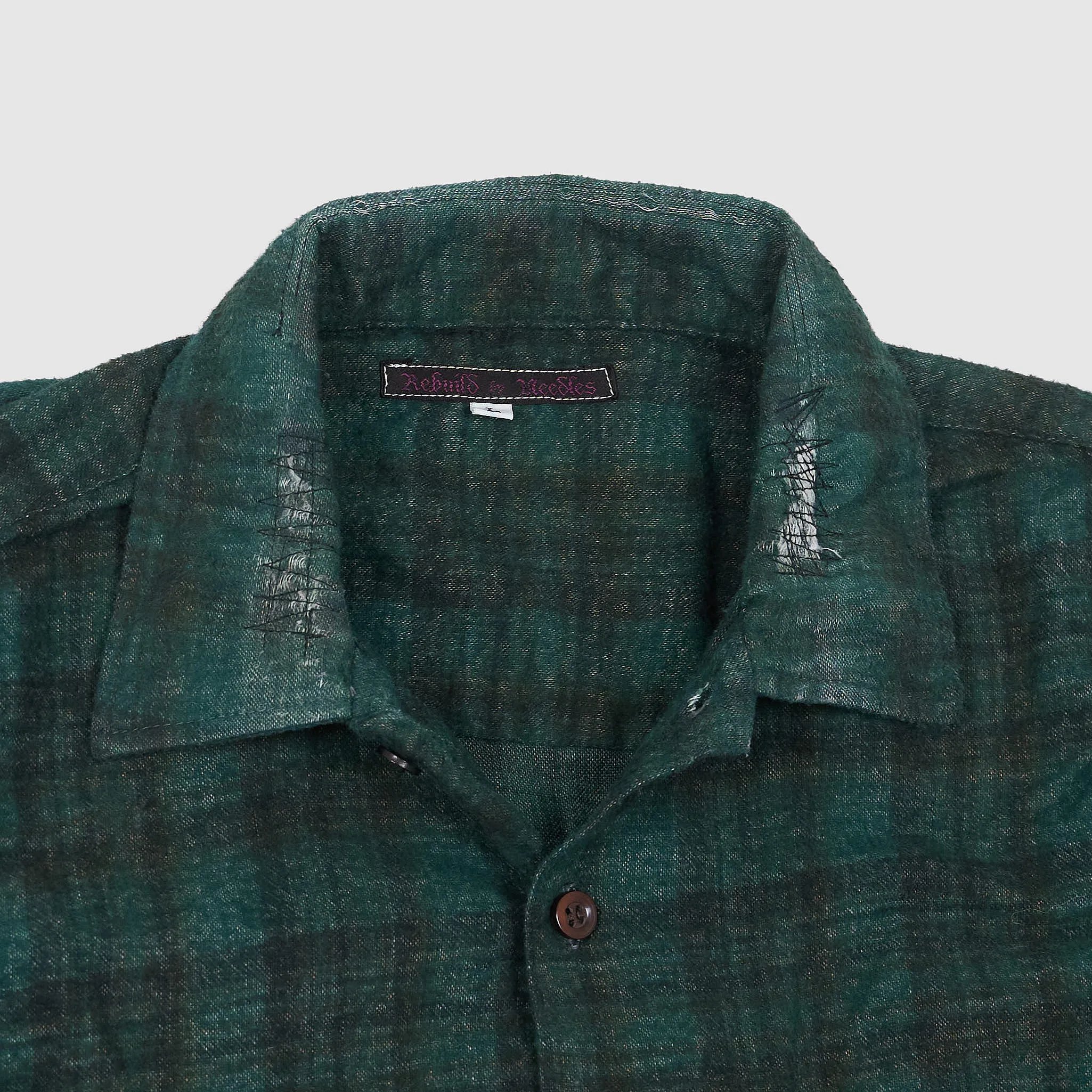 Needles Japan Rebuild 7-Cuts Plaid Flannel Shirt Unisex sold by DeeCee style product image thumbnail 2