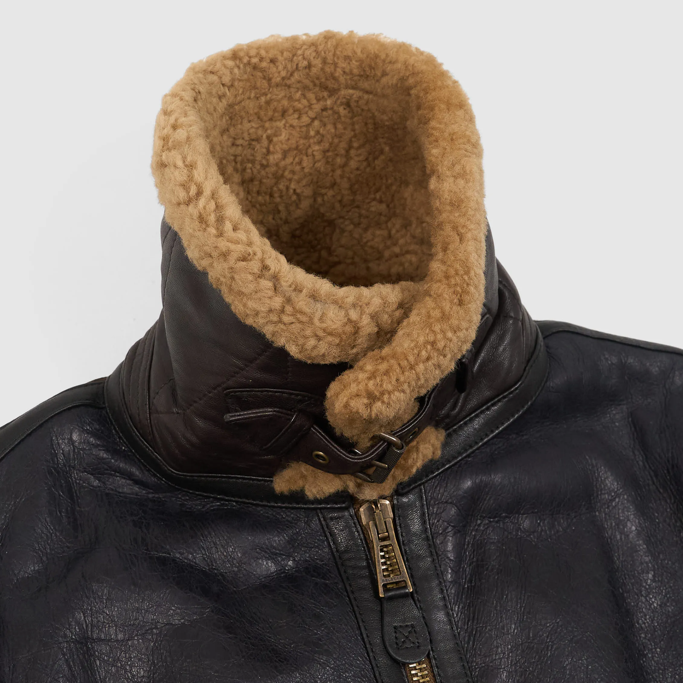 Belstaff Ladies Aviator Shearling Leather Jacket sold by DeeCee style product image thumbnail 5