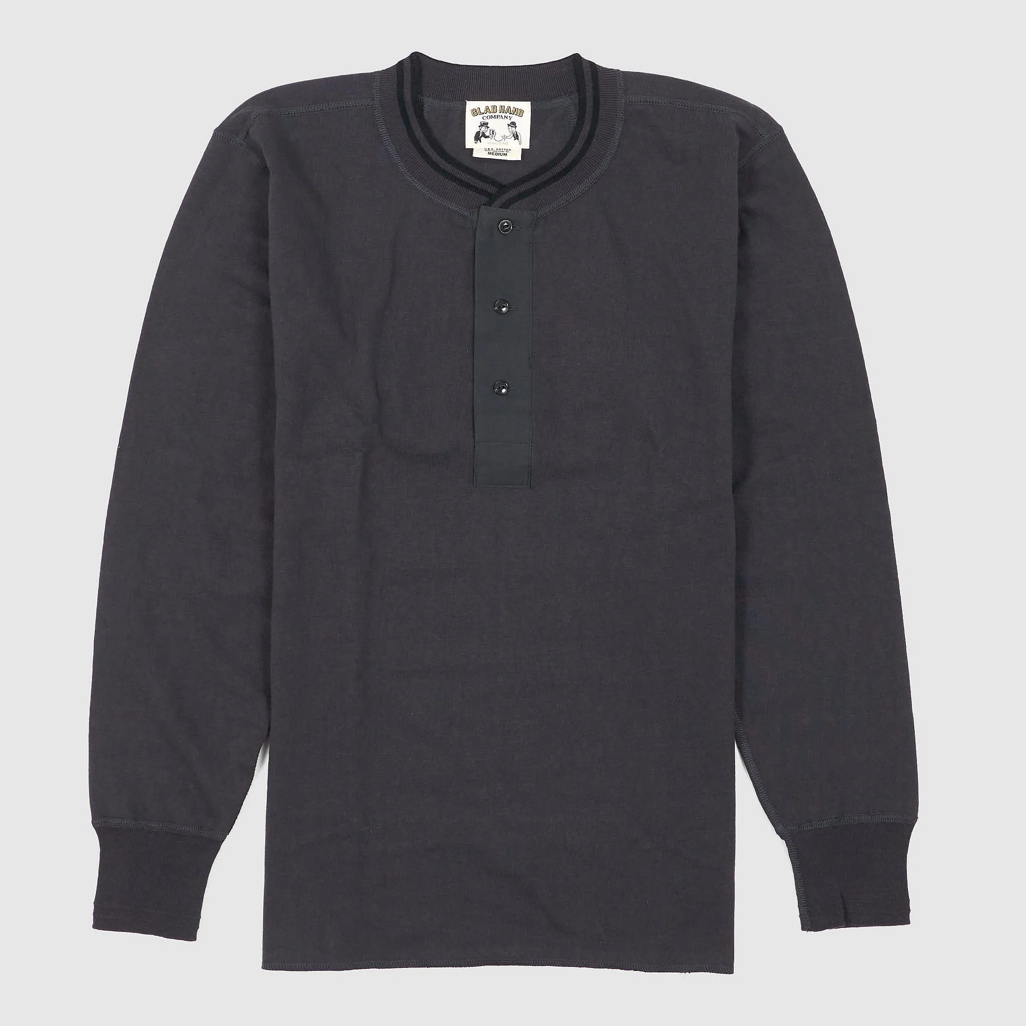 Glad Hand & Co. Long Sleeve Henley Shirt sold by DeeCee style