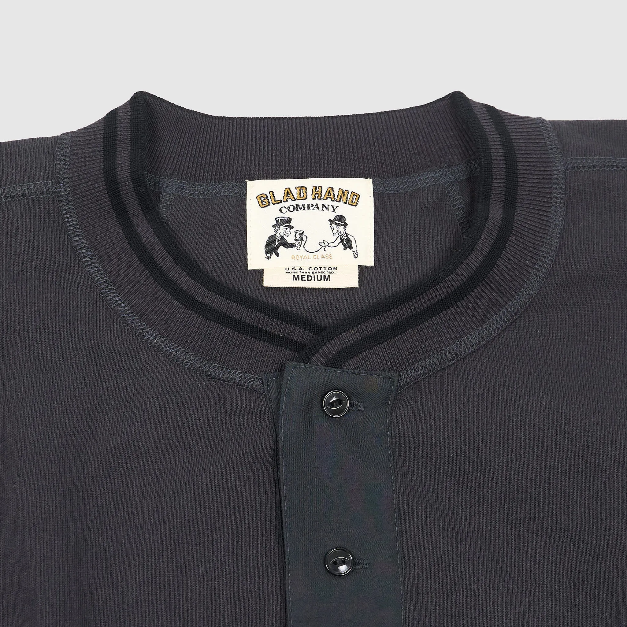 Glad Hand & Co. Long Sleeve Henley Shirt sold by DeeCee style product image thumbnail 3