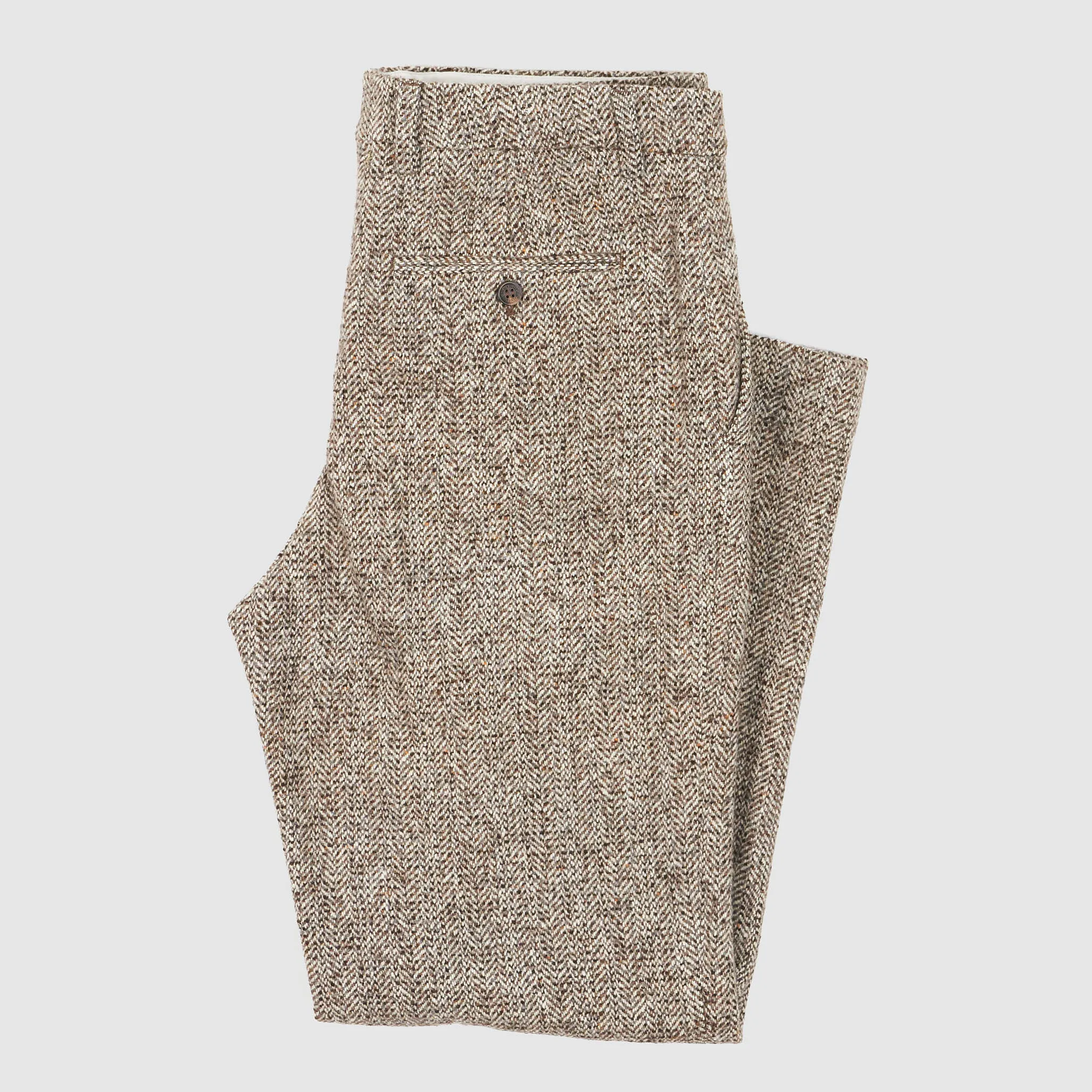 Golden Goose Herringbone Relaxed Fit Wool/ Silk Blend Trousers sold by DeeCee style product image thumbnail 3