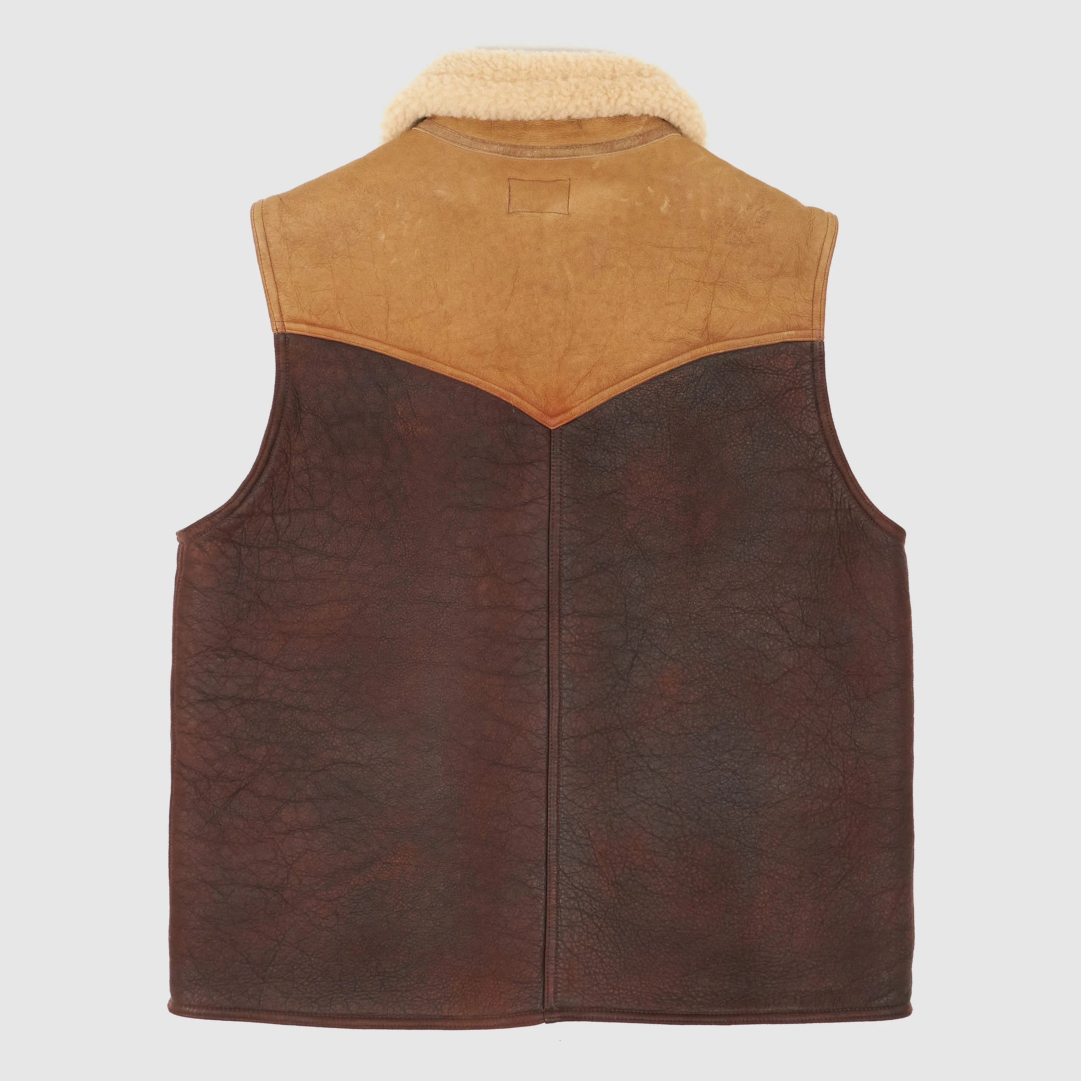 Double RL Two Tone Dalton Shearling Vest sold by DeeCee style product image thumbnail 3