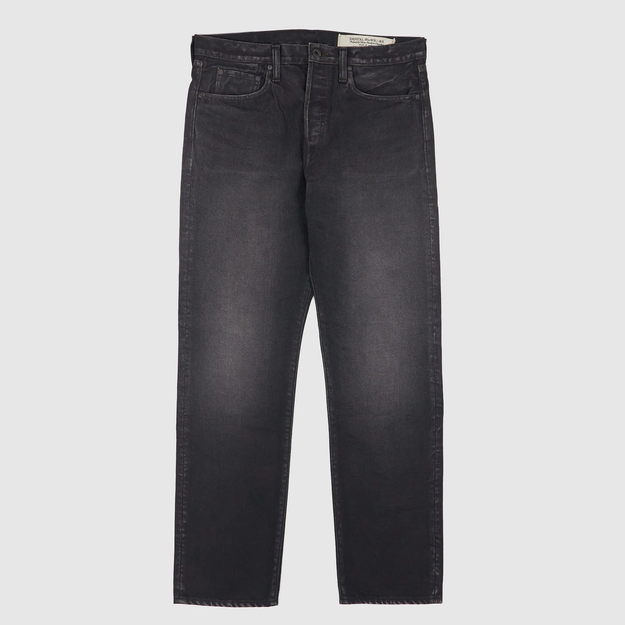 Kapital 5-Pocket Monkey Cisco 5 Pocket Vintage Washed Black Denim Jeans sold by DeeCee style