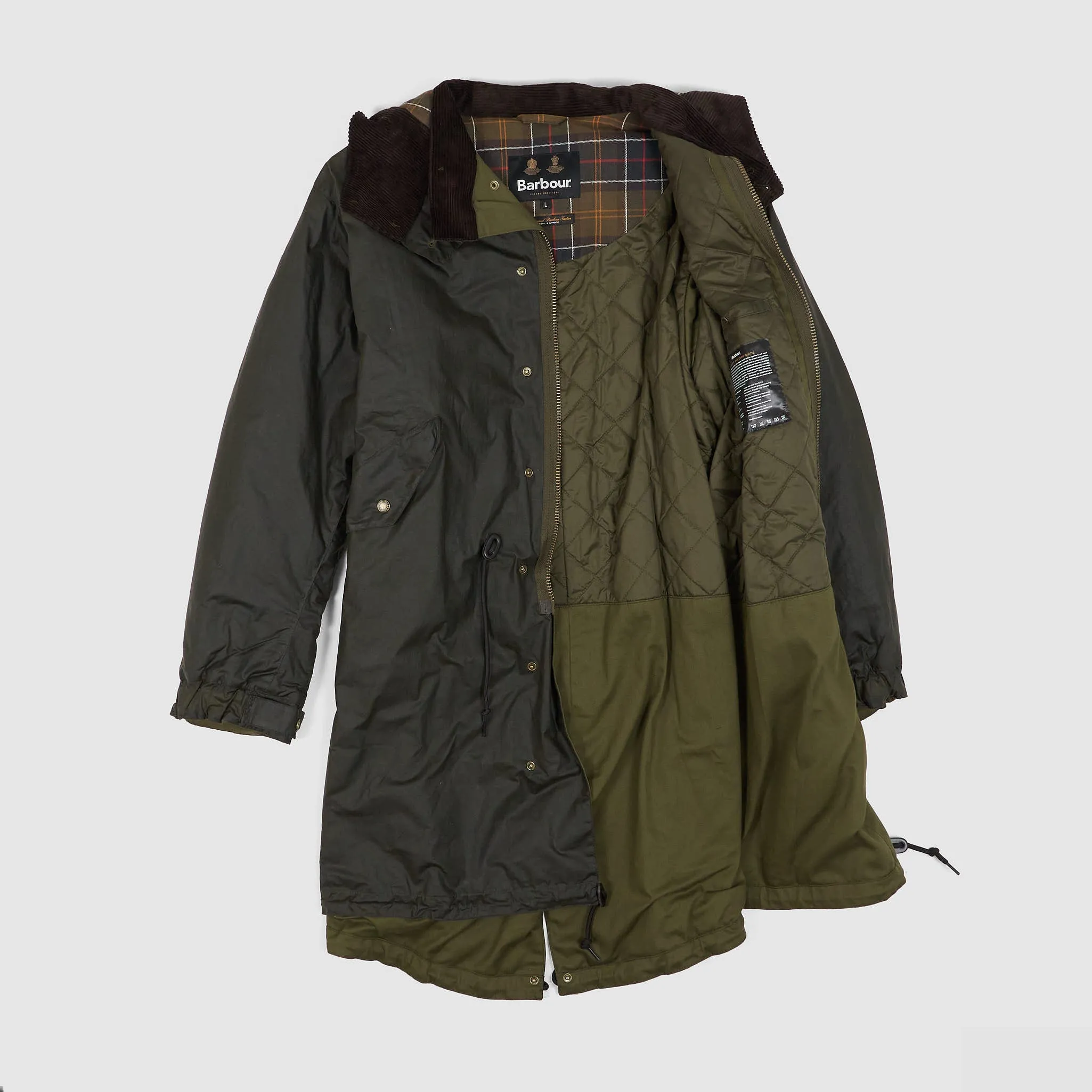 Barbour Waxed Oversized Military Parka sold by DeeCee style product image thumbnail 2