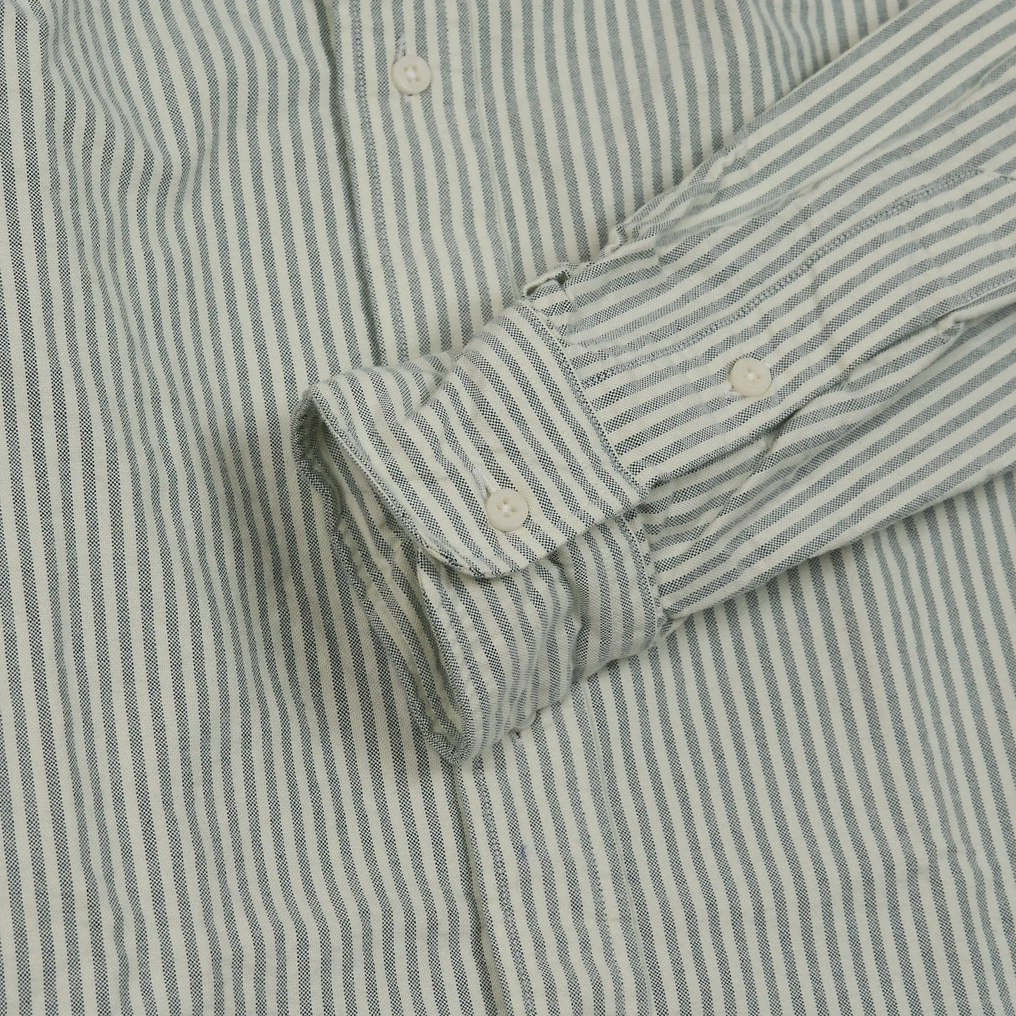 Gitman Vintage Brushed Cotton Striped Oxford Shirt Without Button Down sold by DeeCee style product image thumbnail 5