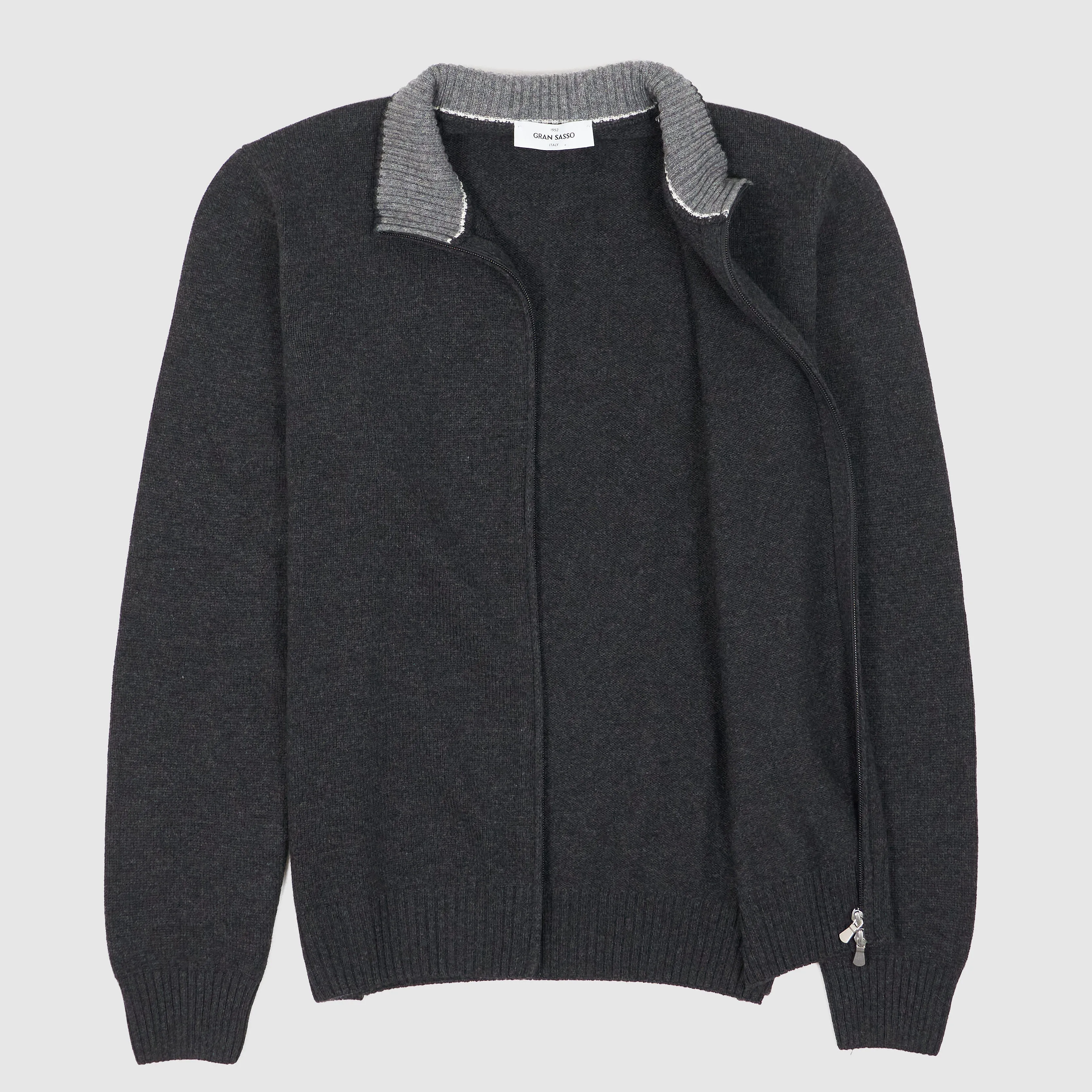 Gran Sasso Full-Zip Wool Cardigan sold by DeeCee style product image thumbnail 2