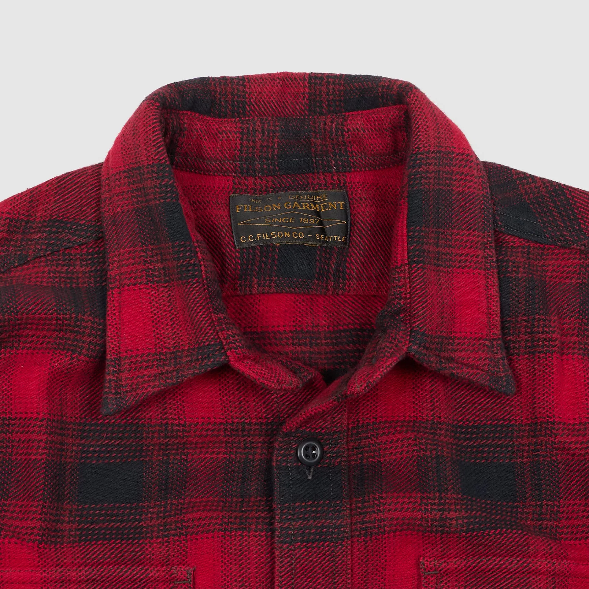 Filson Vintage Flannel Work Shirt up to Big Sizes sold by DeeCee style product image thumbnail 3