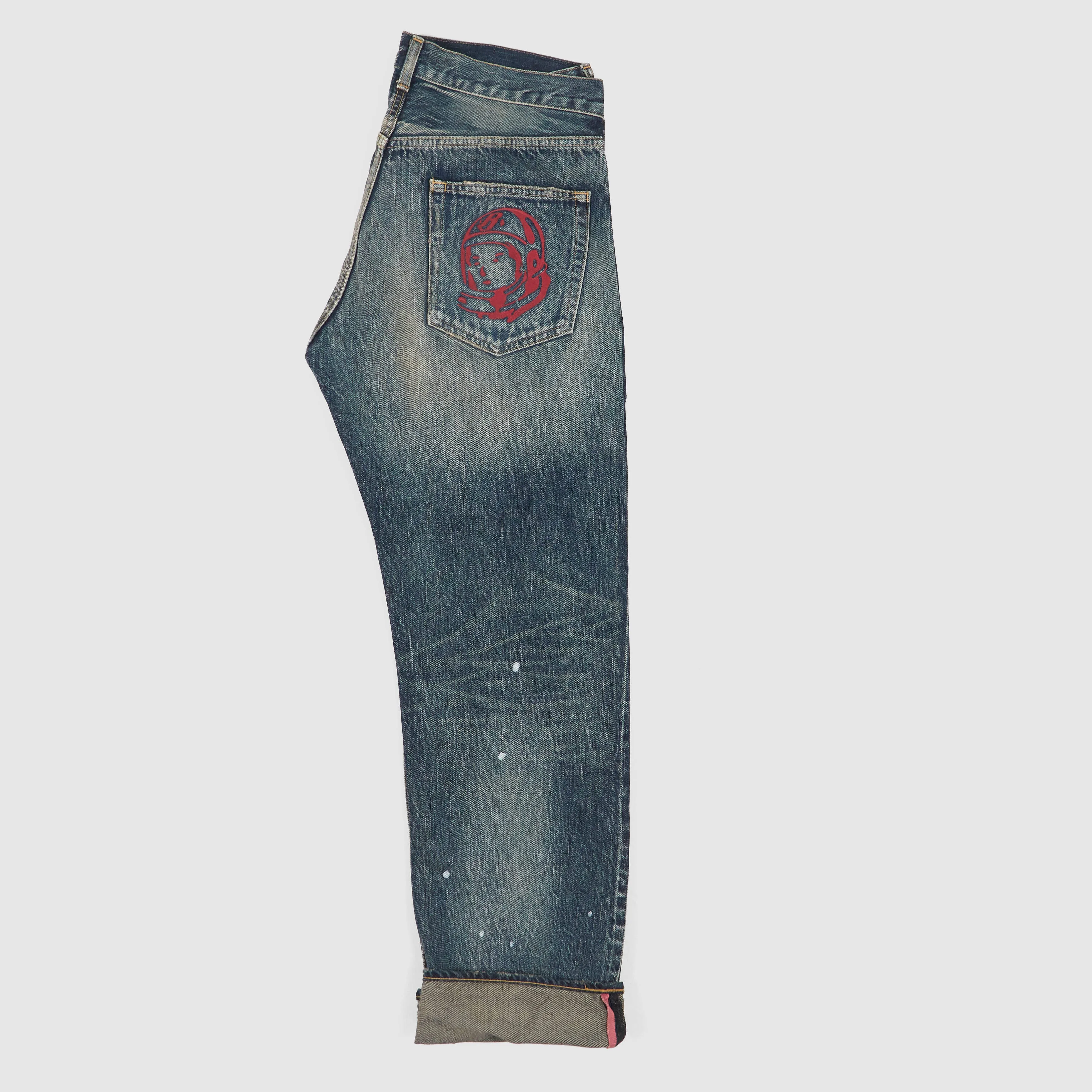 Billionaire Boys Club Red Moon Man Vintage Washed Denim sold by DeeCee style product image thumbnail 3