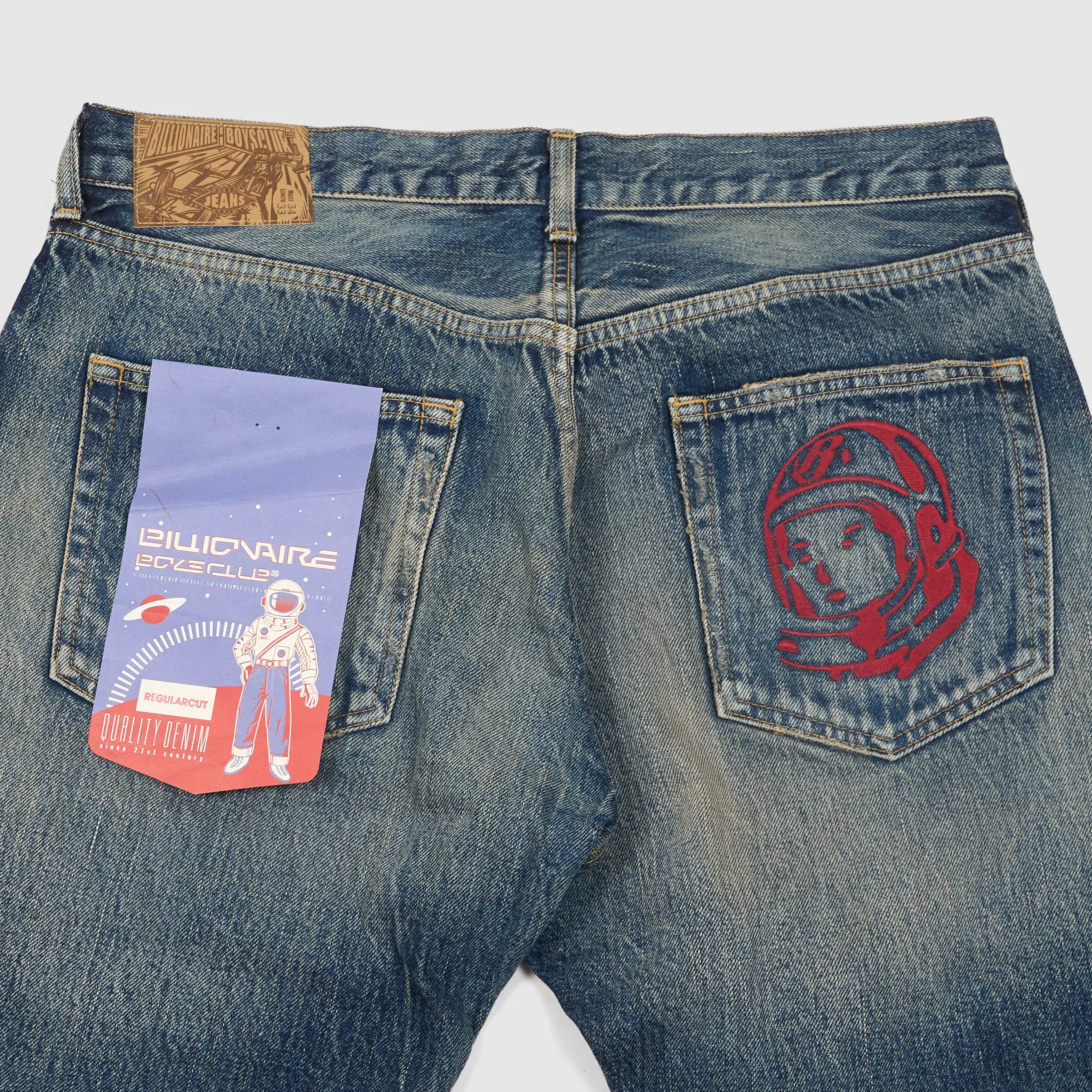 Billionaire Boys Club Red Moon Man Vintage Washed Denim sold by DeeCee style product image thumbnail 5