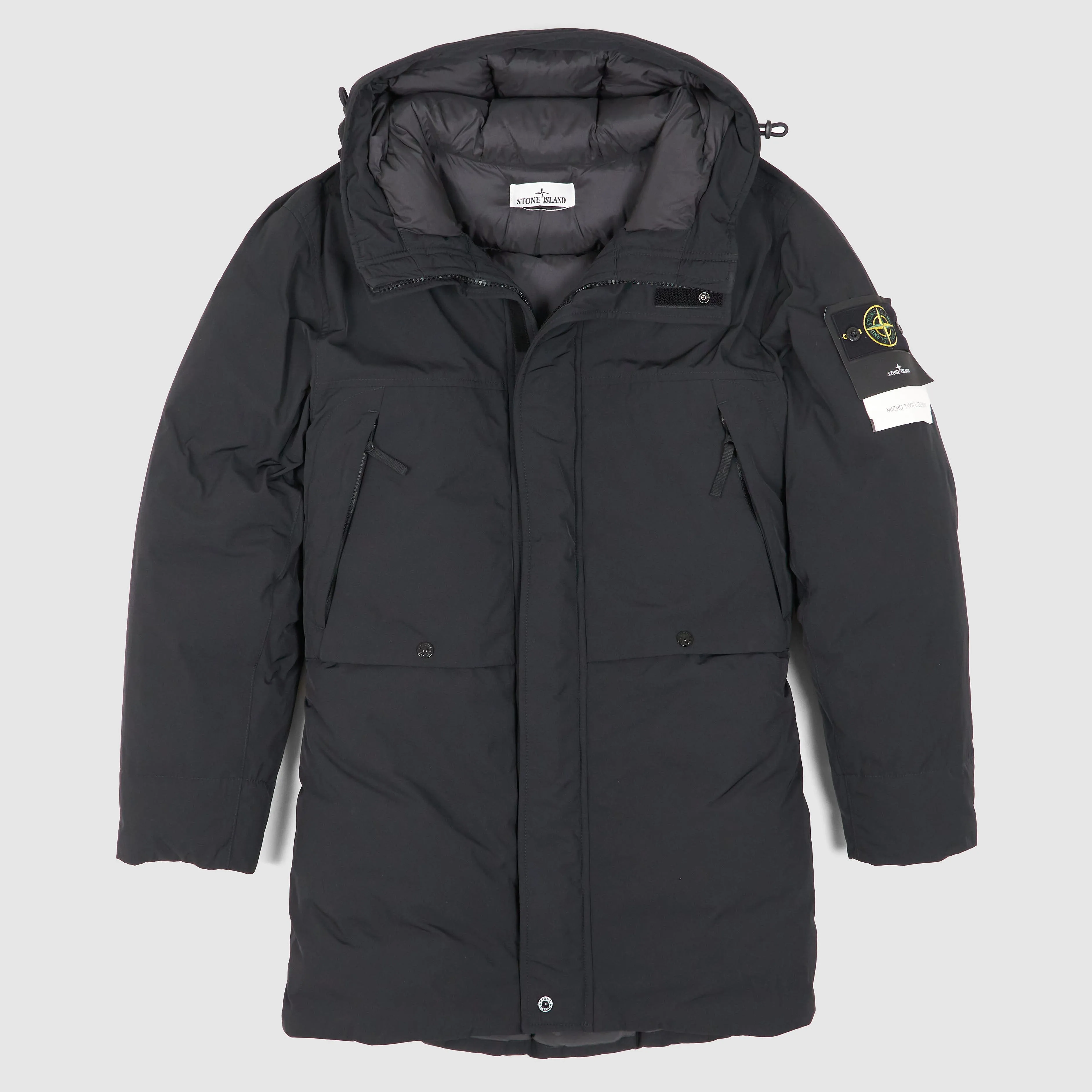 Stone Island Hooded Micro Twill Down Jacket sold by DeeCee style product image thumbnail 5