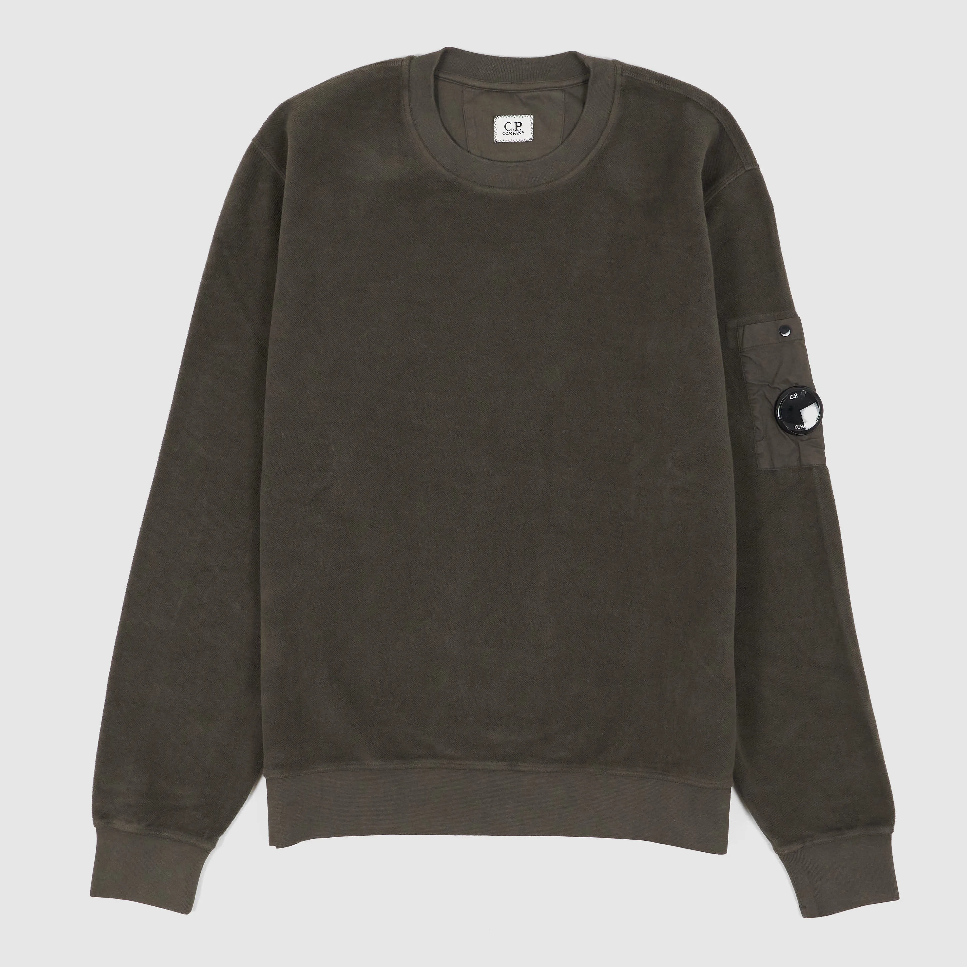 C.P. Company Crew Neck Brushed Heavy Weight Fleece Sweatshirt sold by DeeCee style