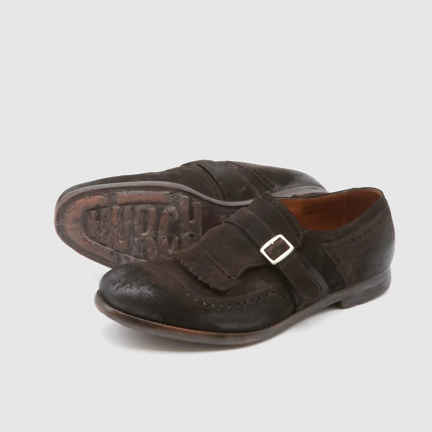 Church's Shanghai Brown Vintage Suede Shoe sold by DeeCee style product image thumbnail 2