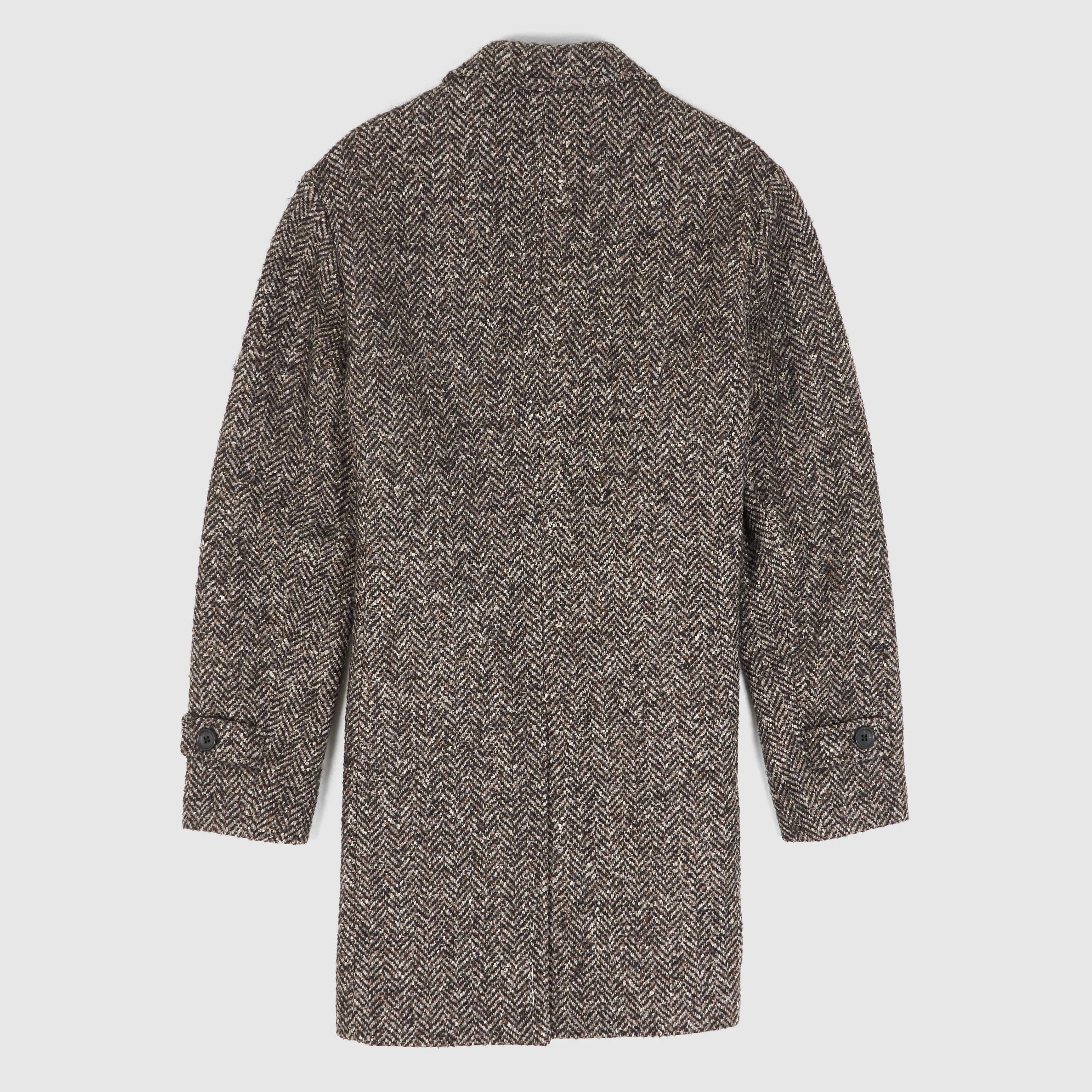 Palto Medium Length Herringbone Wool Coat sold by DeeCee style product image thumbnail 3