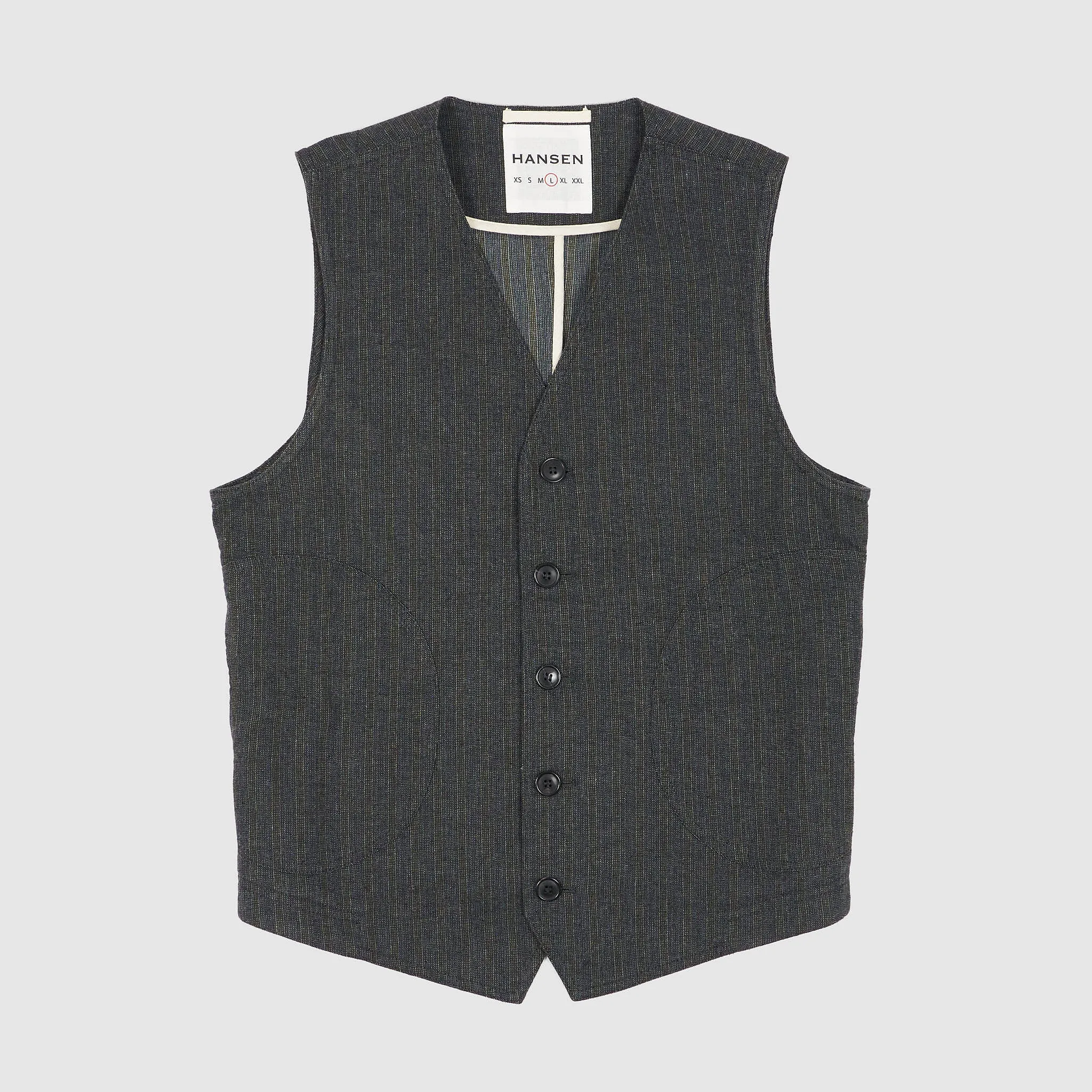 Hansen Knud Cotton Vest sold by DeeCee style