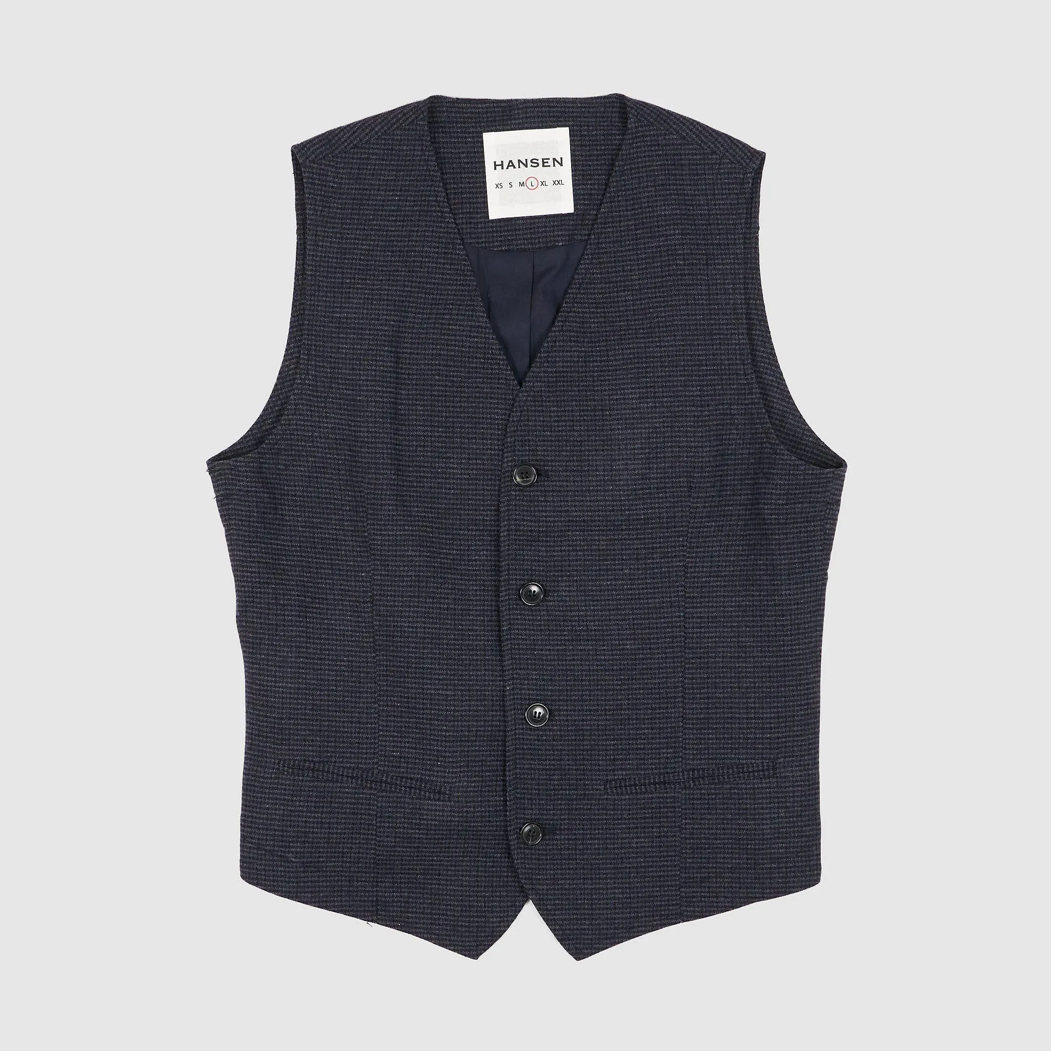 Hansen Wool Blend Waistcoat sold by DeeCee style