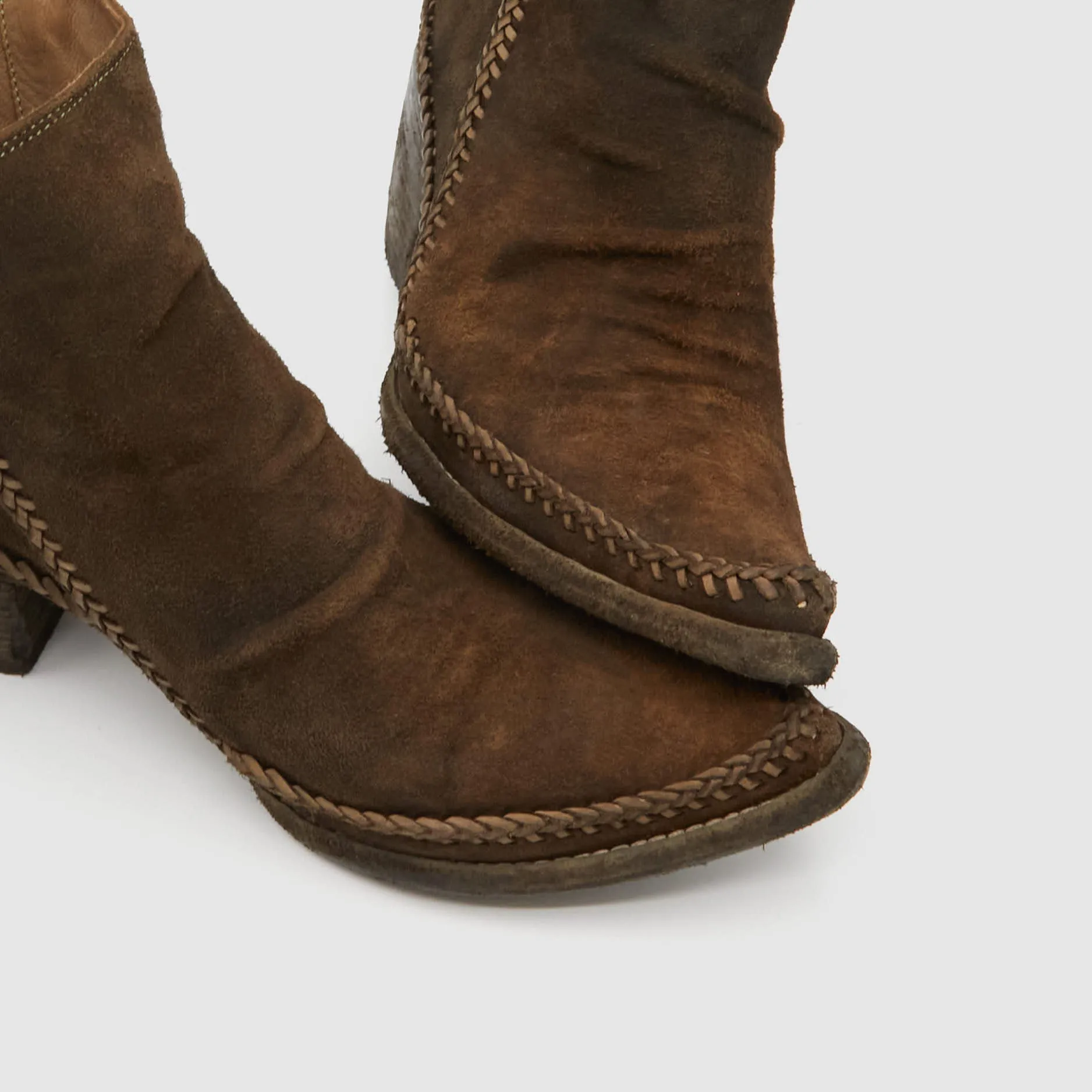 Fauzian Jeunesse Ladies Suede Ankle Western Boot sold by DeeCee style product image thumbnail 4