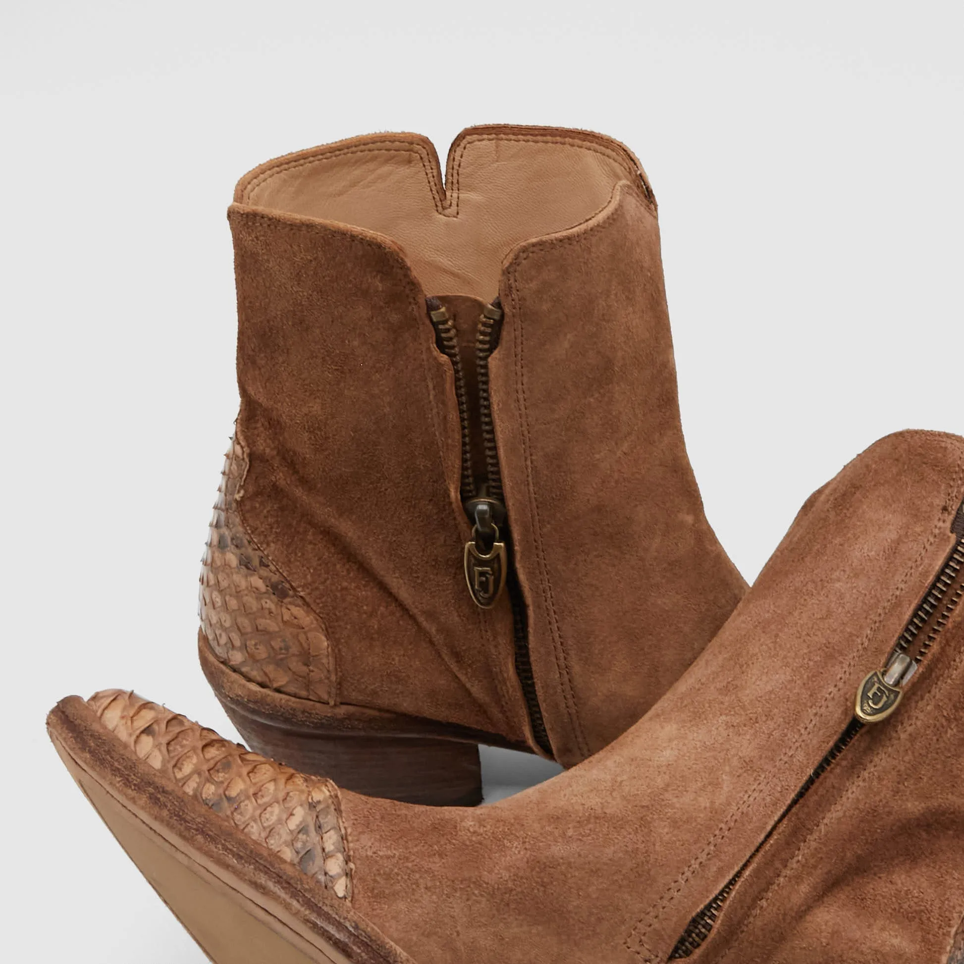 Fauzian Jeunesse Ladies Side- Zip Ankle Western Boot sold by DeeCee style product image thumbnail 5