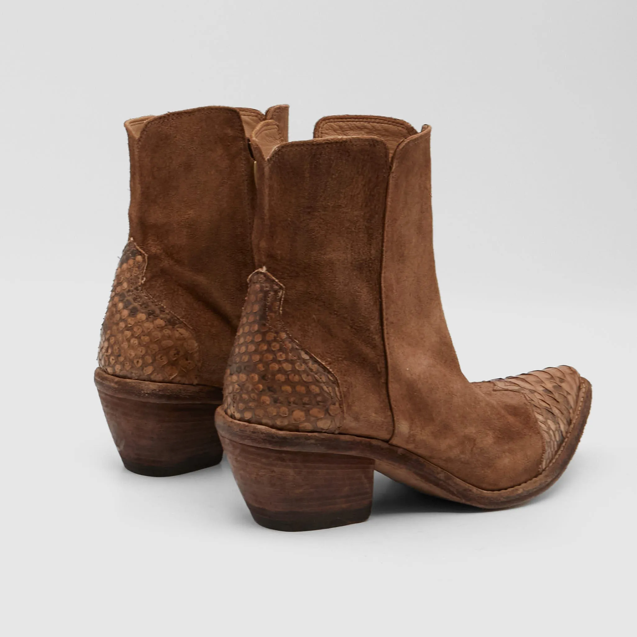 Fauzian Jeunesse Ladies Side- Zip Ankle Western Boot sold by DeeCee style product image thumbnail 3