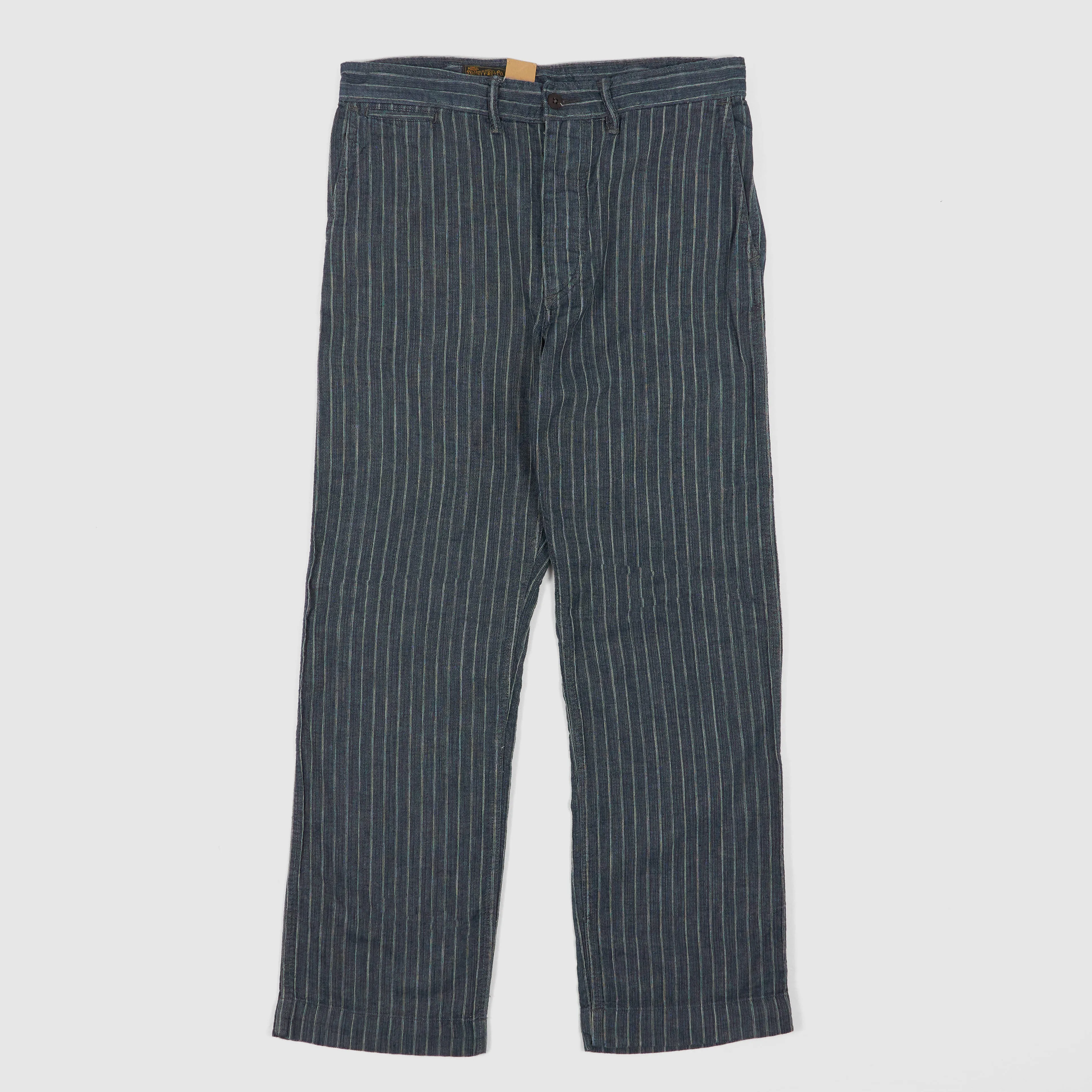 Double RL Westbrook Pinstripe Herringbone Pants sold by DeeCee style