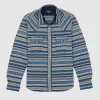 Double RL Long Sleeve Jacquard Jersey Western Shirt sold by DeeCee style