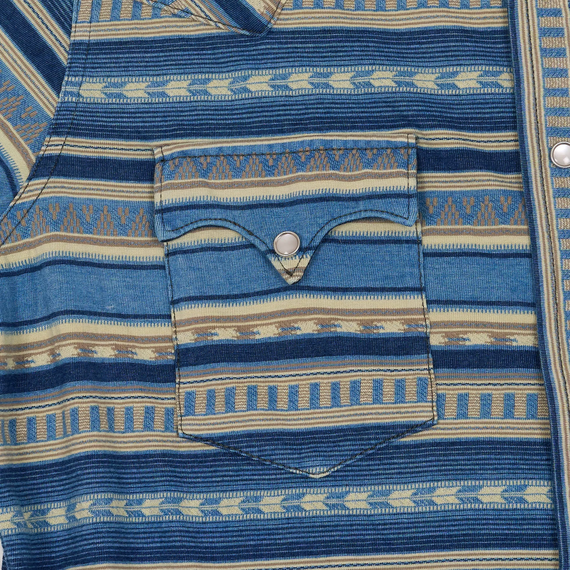 Double RL Long Sleeve Jacquard Jersey Western Shirt sold by DeeCee style product image thumbnail 5