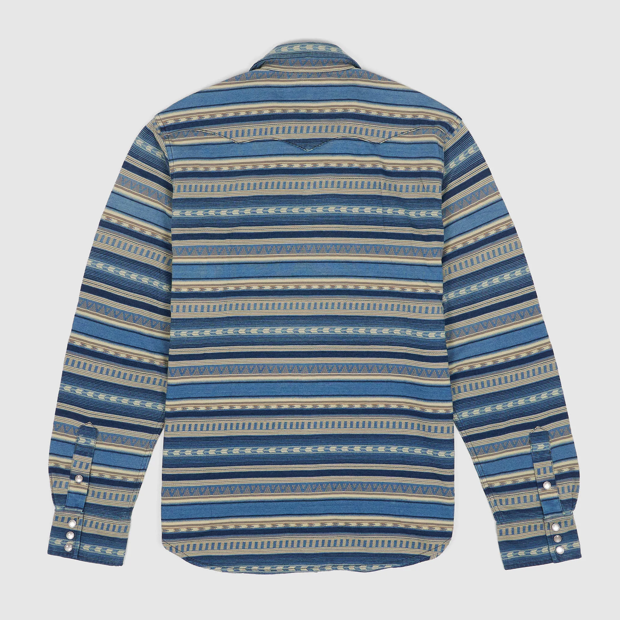 Double RL Long Sleeve Jacquard Jersey Western Shirt sold by DeeCee style product image thumbnail 2