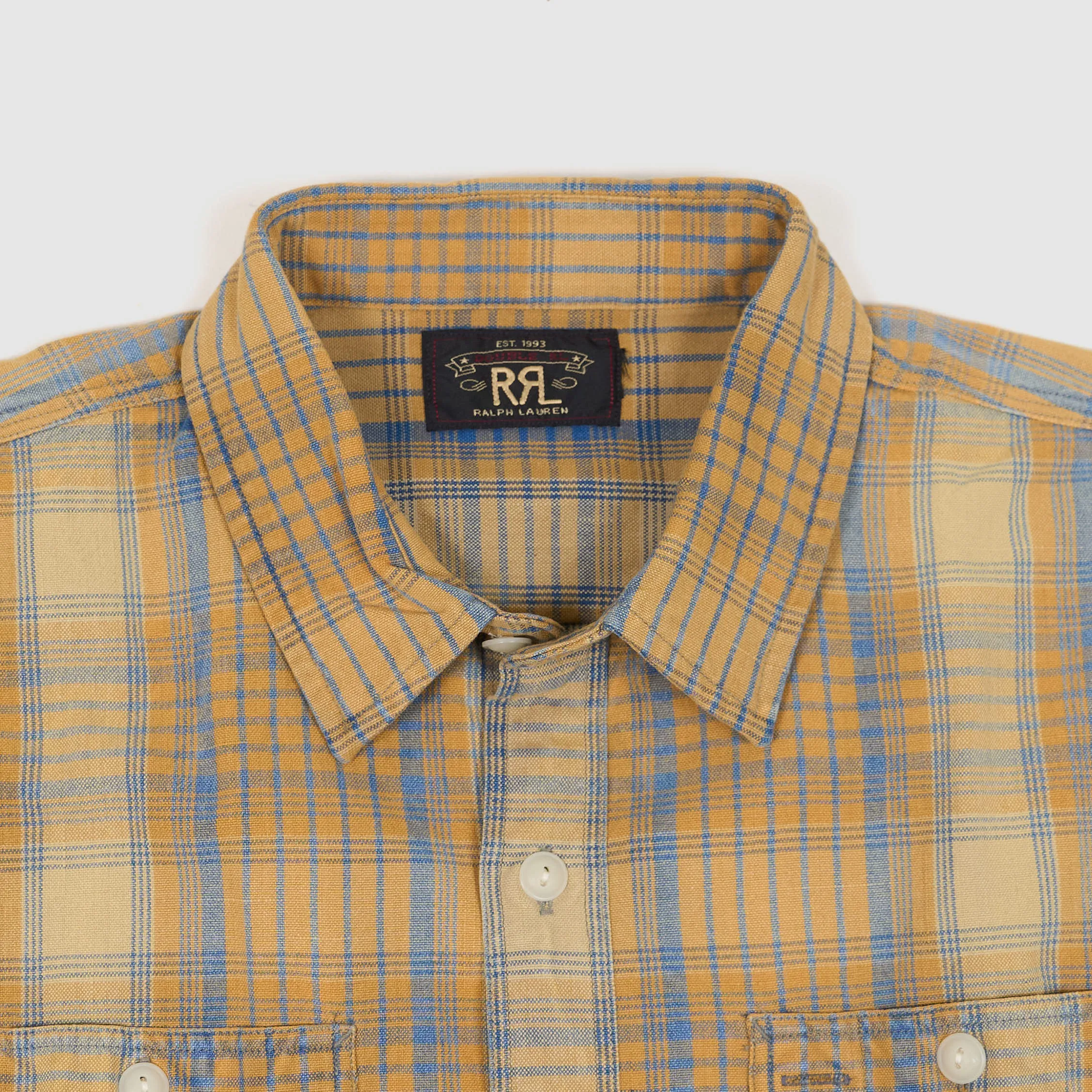 Double RL Long Sleeve Plaid Workshirt sold by DeeCee style product image thumbnail 3