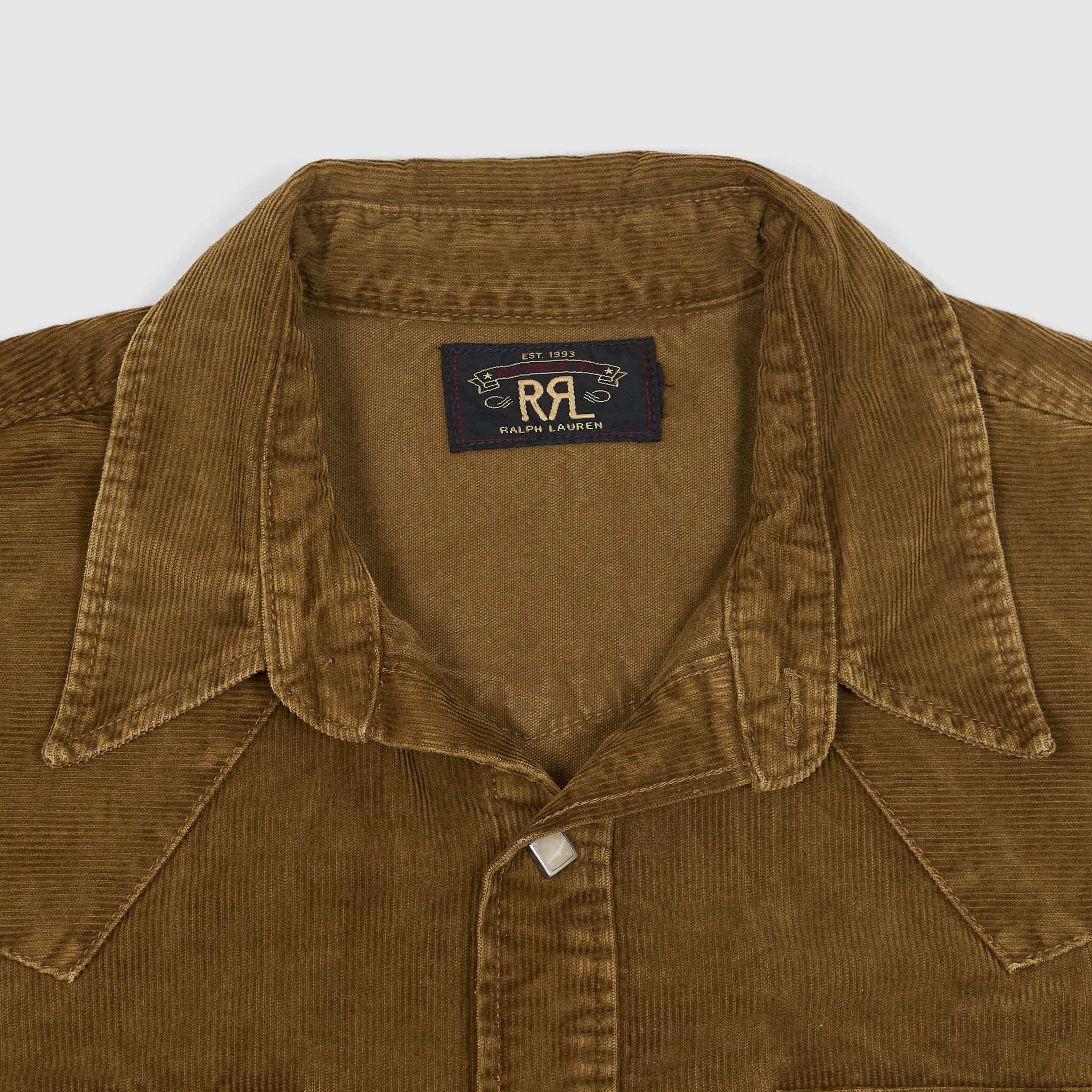 Double RL Long Sleeve Buffalo Corduroy Western Shirt sold by DeeCee style product image thumbnail 3