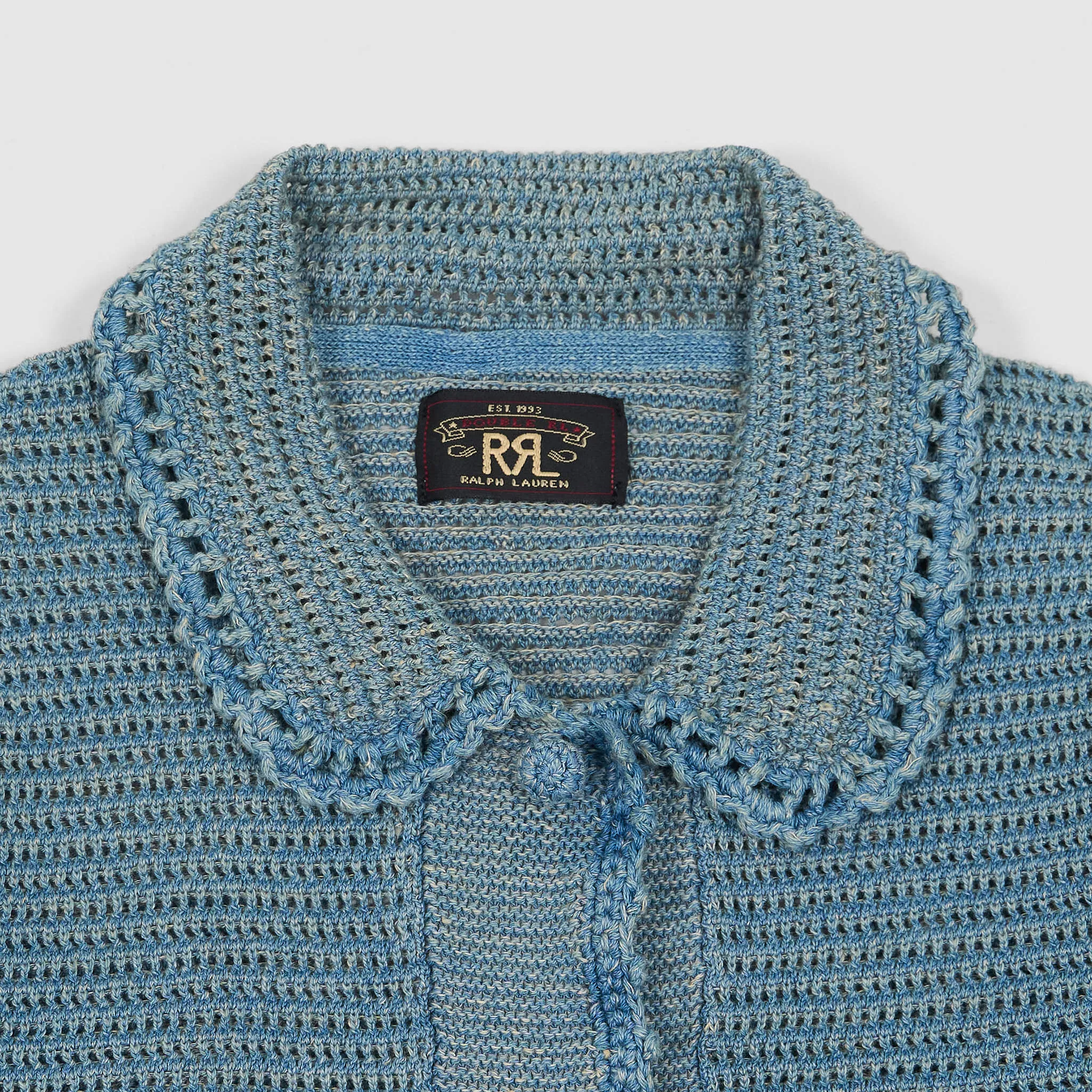 Double RL Ladies Linen-Cotton Pointelle Cardigan sold by DeeCee style product image thumbnail 3