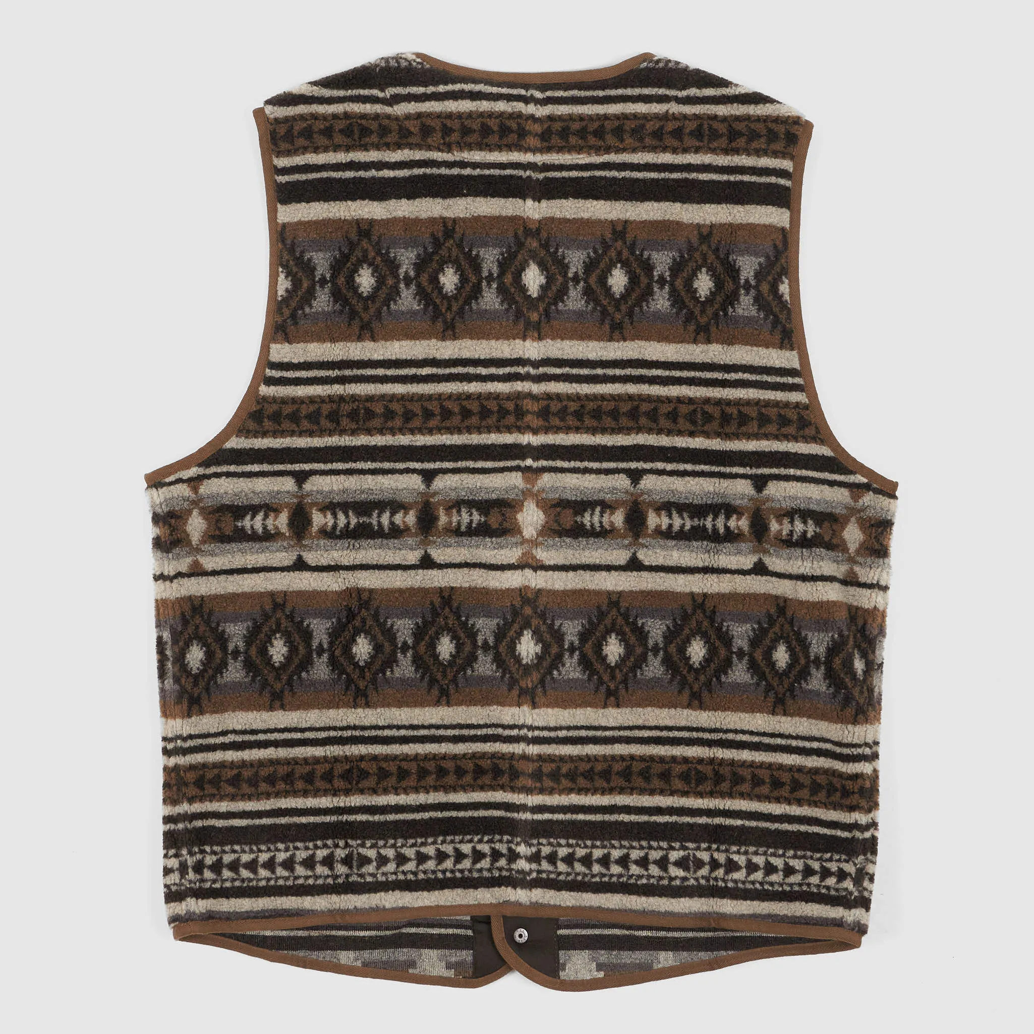 Double RL Jacquard Pile Fleece Vest sold by DeeCee style product image thumbnail 2