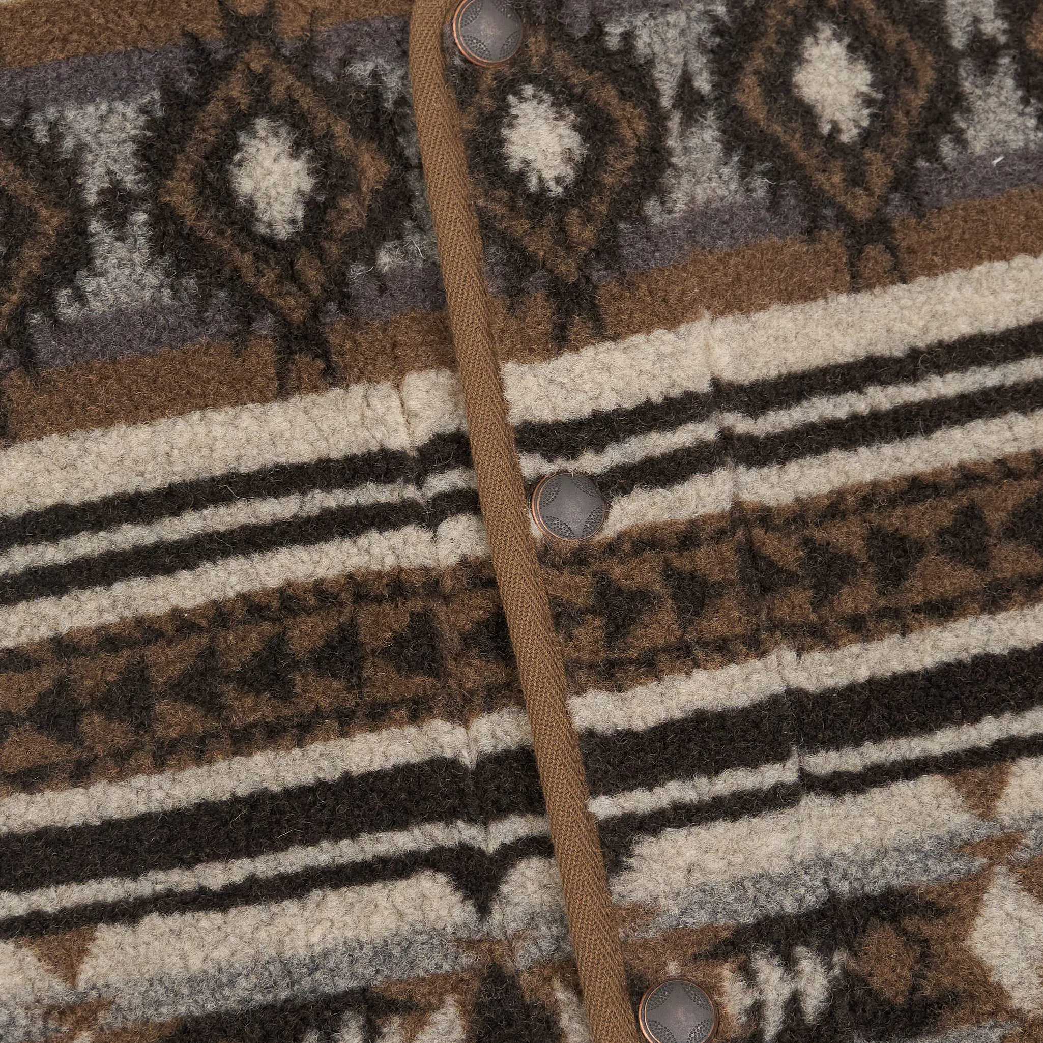 Double RL Jacquard Pile Fleece Vest sold by DeeCee style product image thumbnail 4